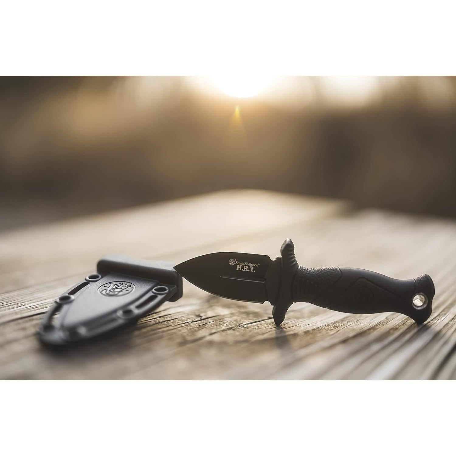 Cuchillo de hoja fija Smith & Wesson HRT 2" acero inoxidable