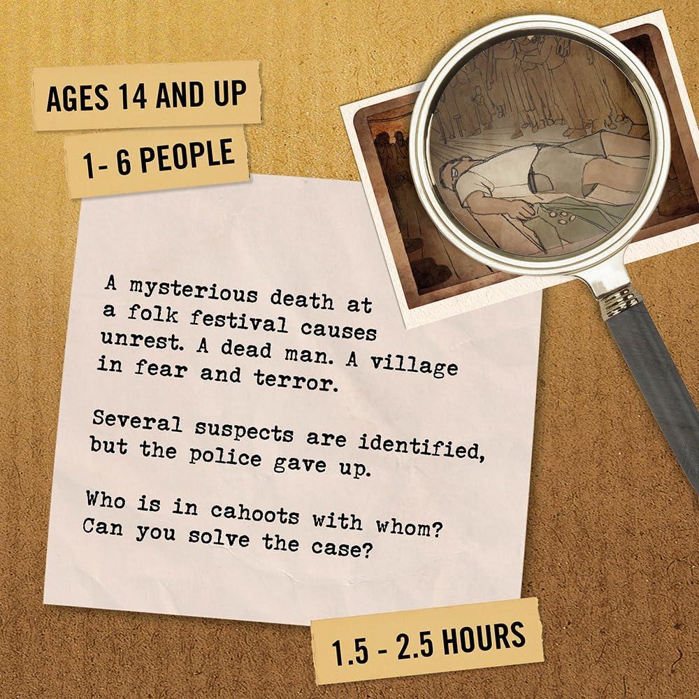 Juego de mesa Hidden Games - Caso New Haven - 1-6 jugadores