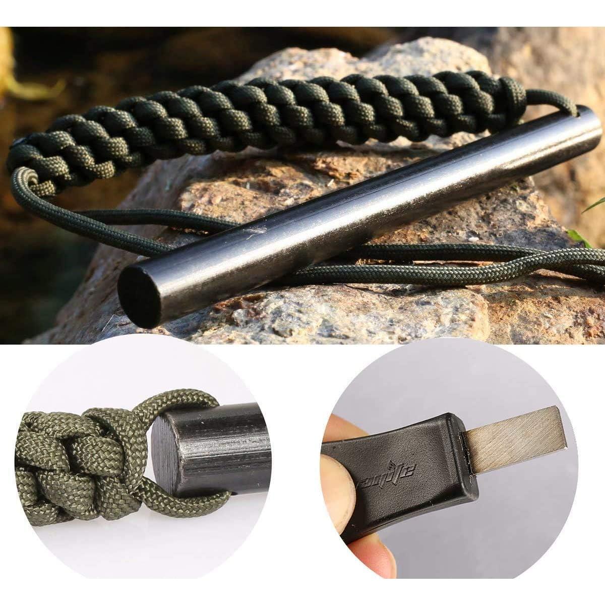 Kit de Inicio de Fuego bayite 15.3 cm con Paracord y Striker-Pro