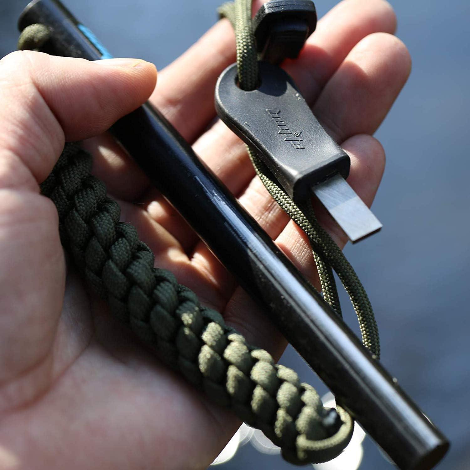 Kit de Inicio de Fuego bayite 15.3 cm con Paracord y Striker-Pro