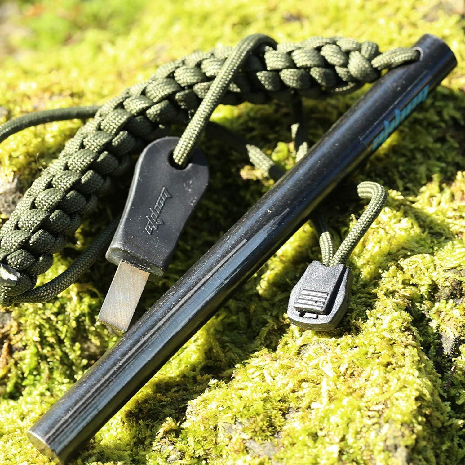 Kit de Inicio de Fuego bayite 15.3 cm con Paracord y Striker-Pro