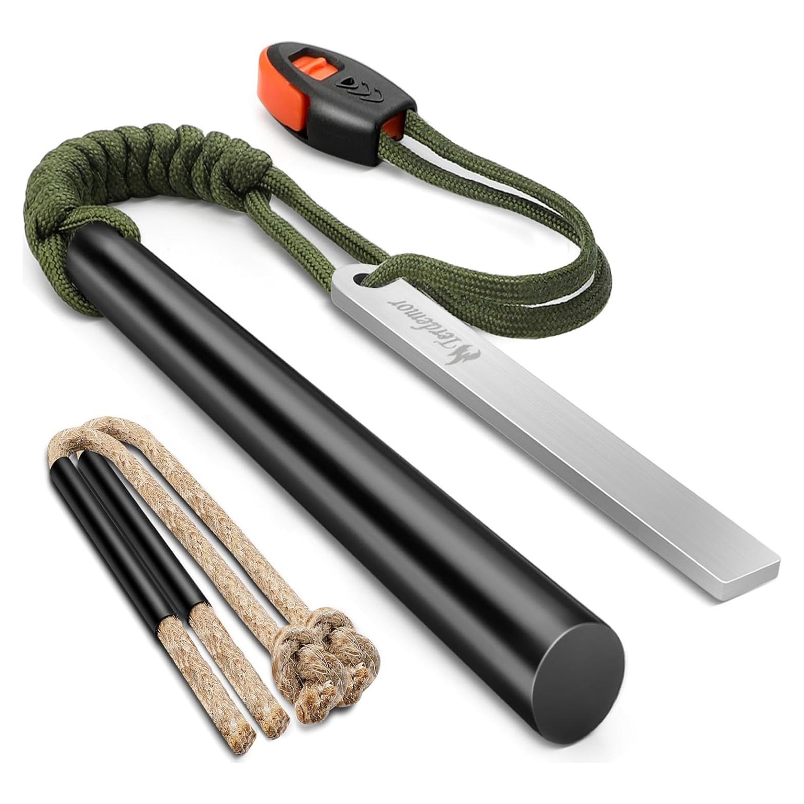 Kit Encendedor de Fuego Terdemor con 1 Barra y 2 Yescas