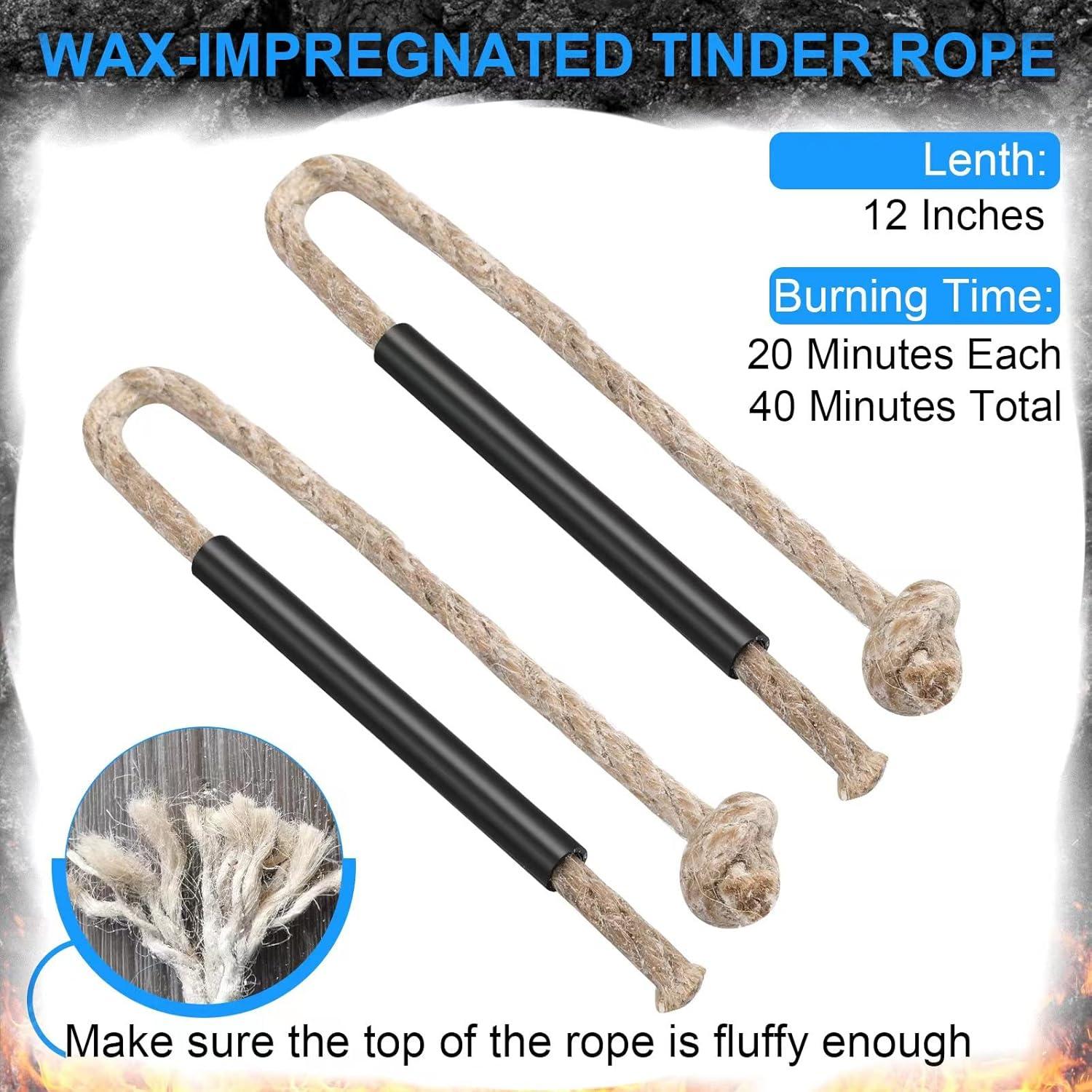 Kit Encendedor de Fuego Terdemor con 1 Barra y 2 Yescas