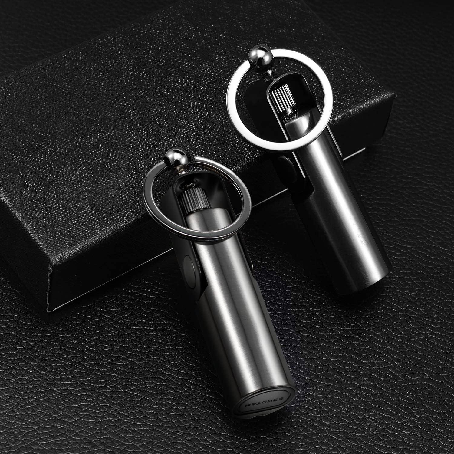 Encendedor Permanente SOMGEM Llavero 2 Piezas Impermeable