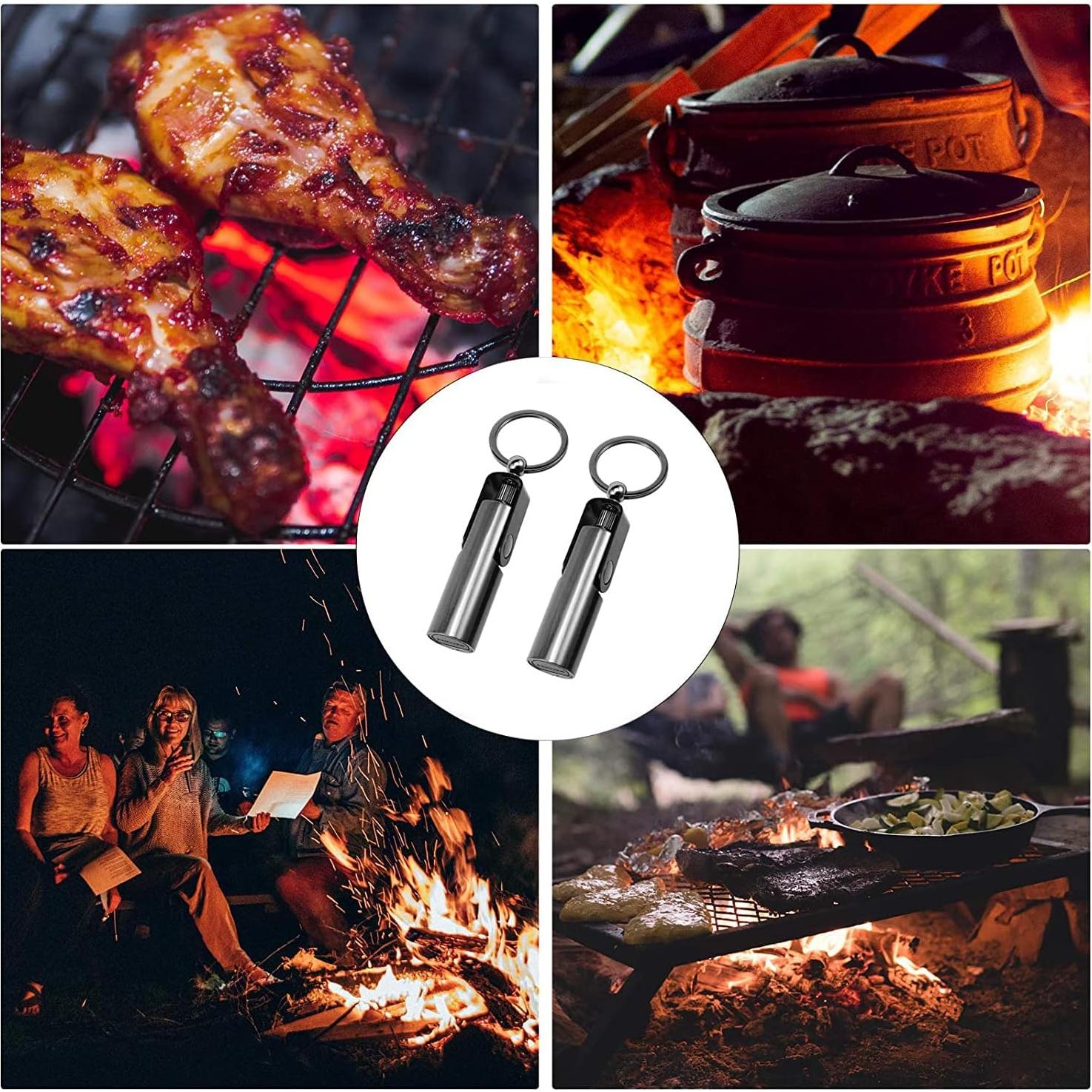 Encendedor Permanente SOMGEM Llavero 2 Piezas Impermeable