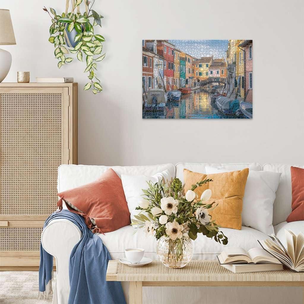 Rompecabezas Ravensburger 1000 Piezas Burano Italia Ecológico