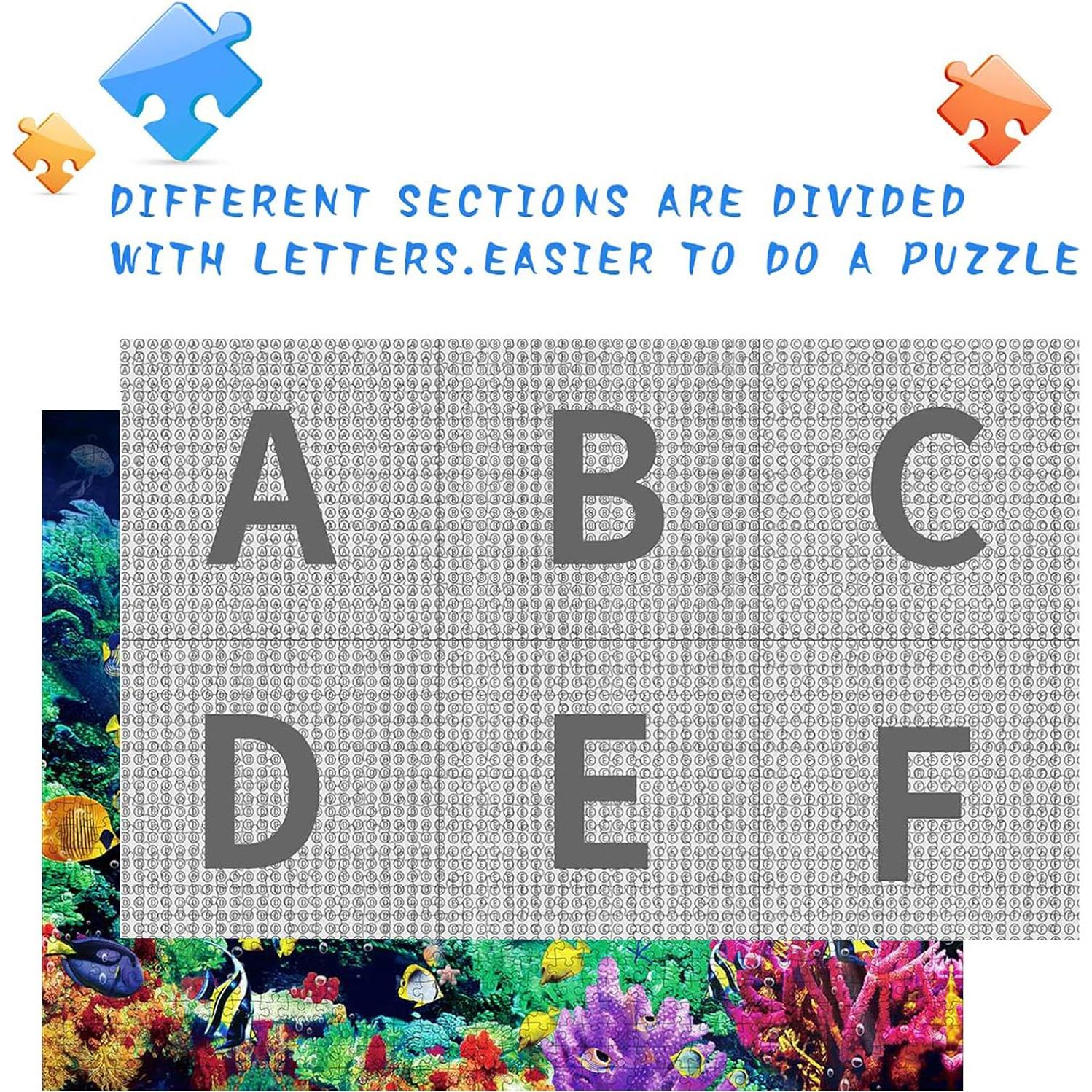 Rompecabezas Nattork 1000 Piezas Mundo Marino 70x50 cm