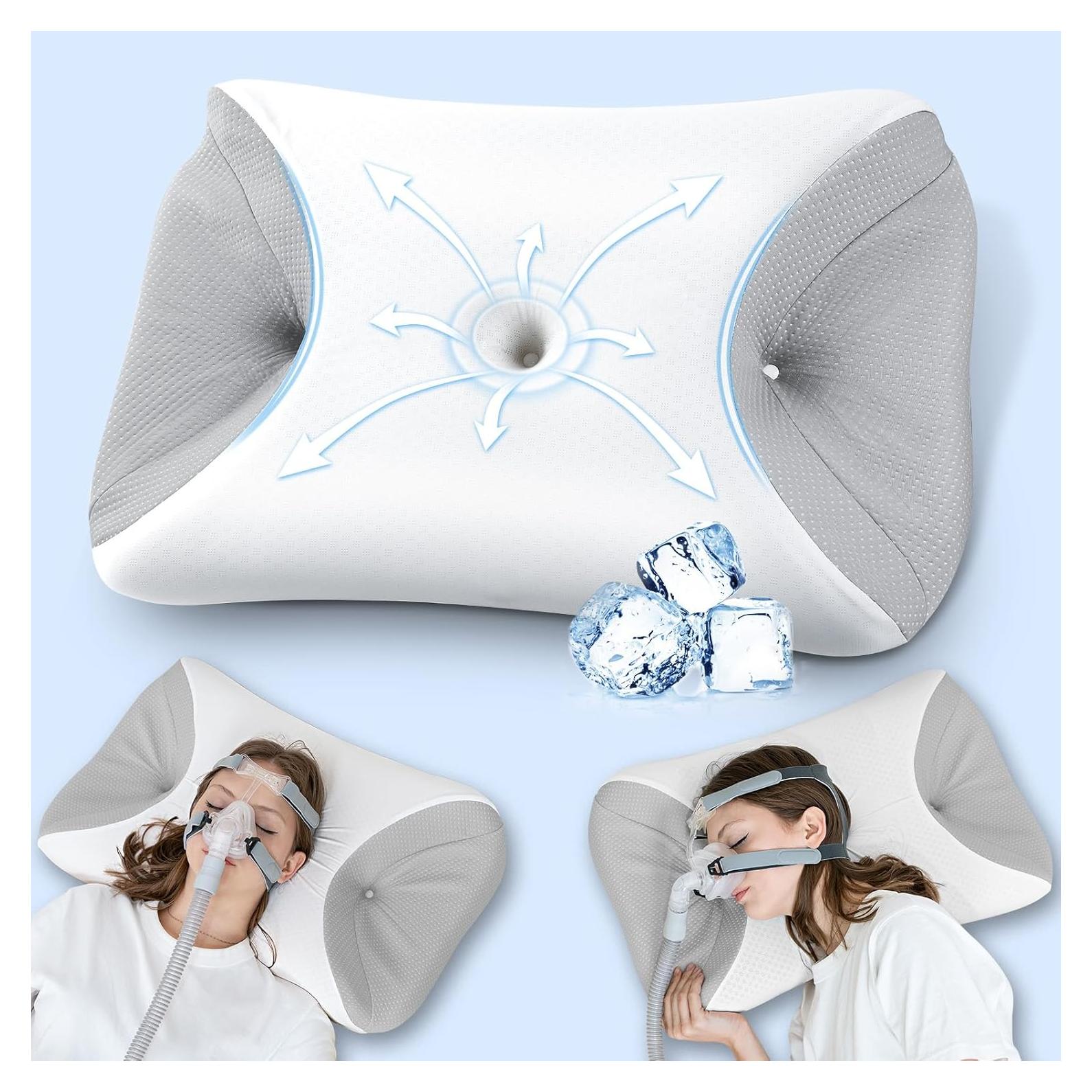 Almohada CPAP HOMCA Ergonómica con Espuma de Memoria 65x40cm