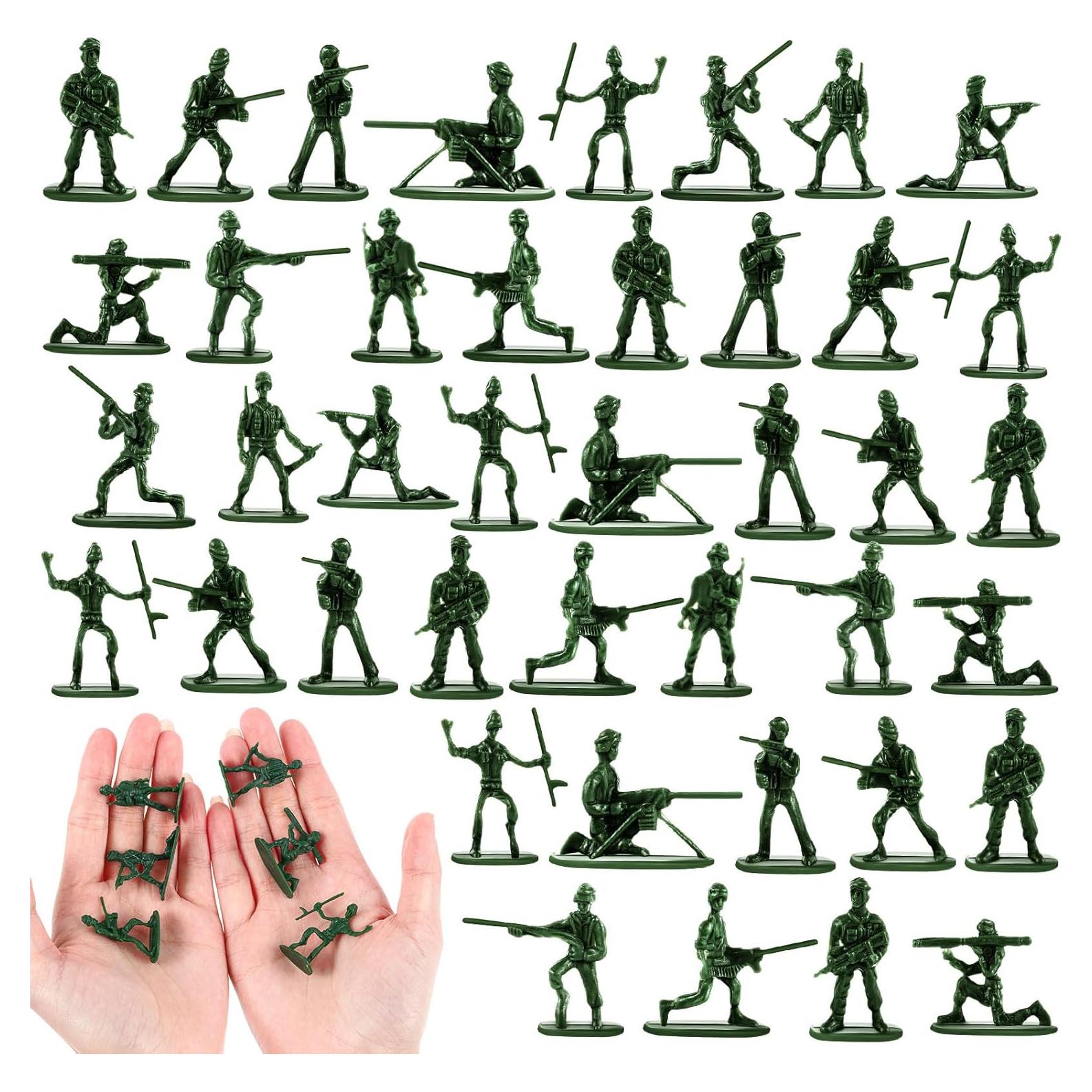 100 Soldados de Juguete del Ejército RoundFunny 2.54-3.81 cm