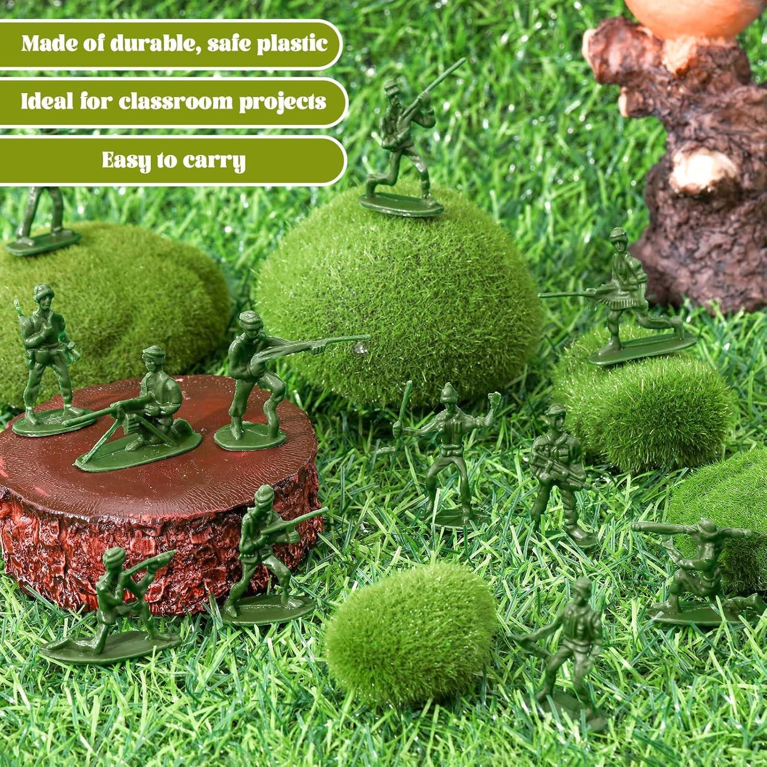 100 Soldados de Juguete del Ejército RoundFunny 2.54-3.81 cm