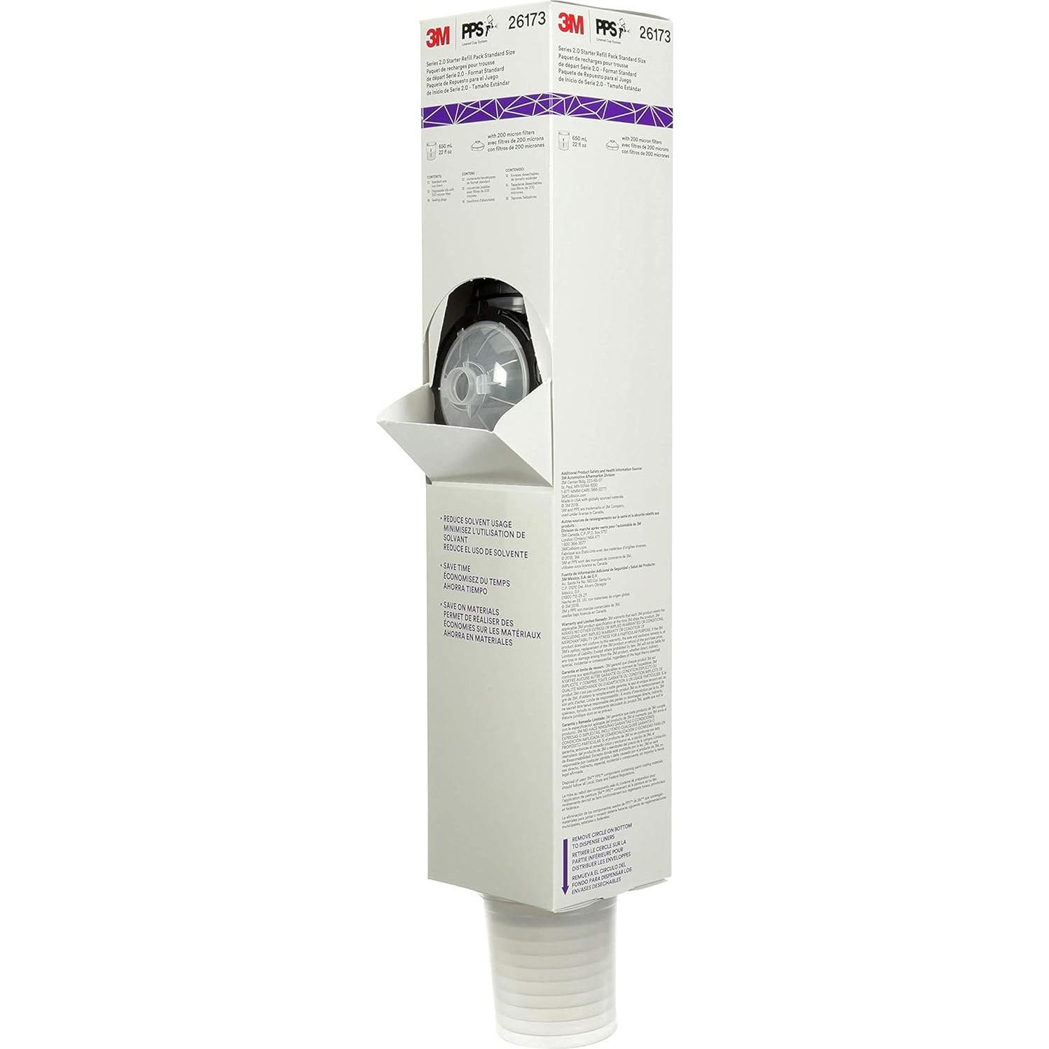 Kit de Recarga 3M PPS 2.0 Estándar 650 mL con Filtros