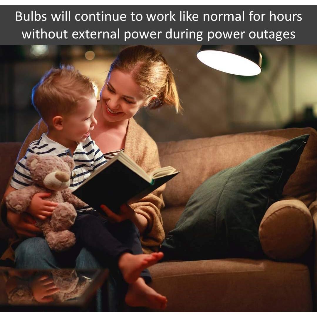 Bombillas LED de Emergencia Recargables HouLight 5W 3000K 2-Pack