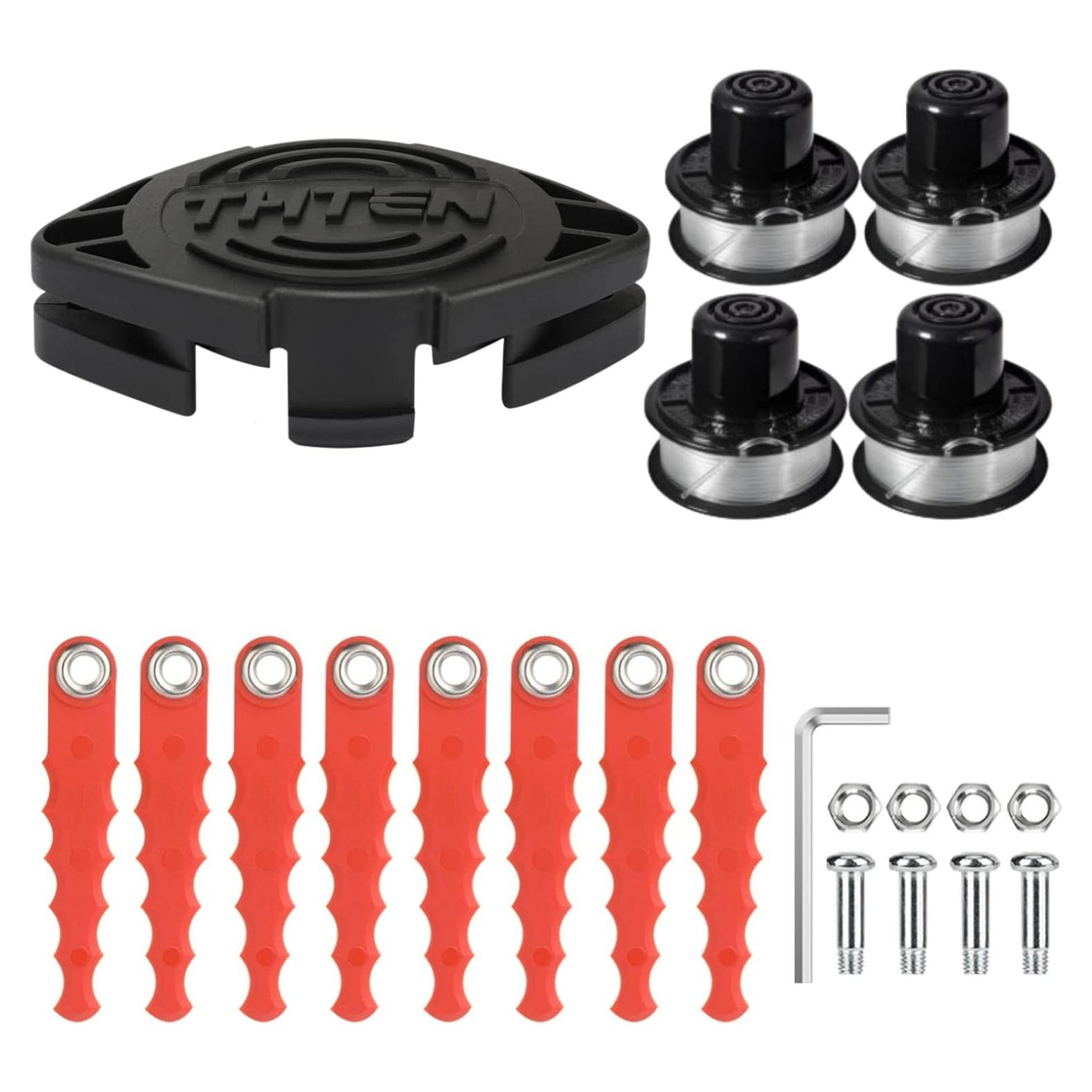 THTEN RS-136 Trimmer Blades Head Replacement Spool 20ft 0.065" RS-136-BKP Compatible with Black Decker CST800 GE600 ST1000 ST200 ST300 ST3000 ST400 ST4000 ST4400 ST4500 ST5000 ST6800 String Trimmer