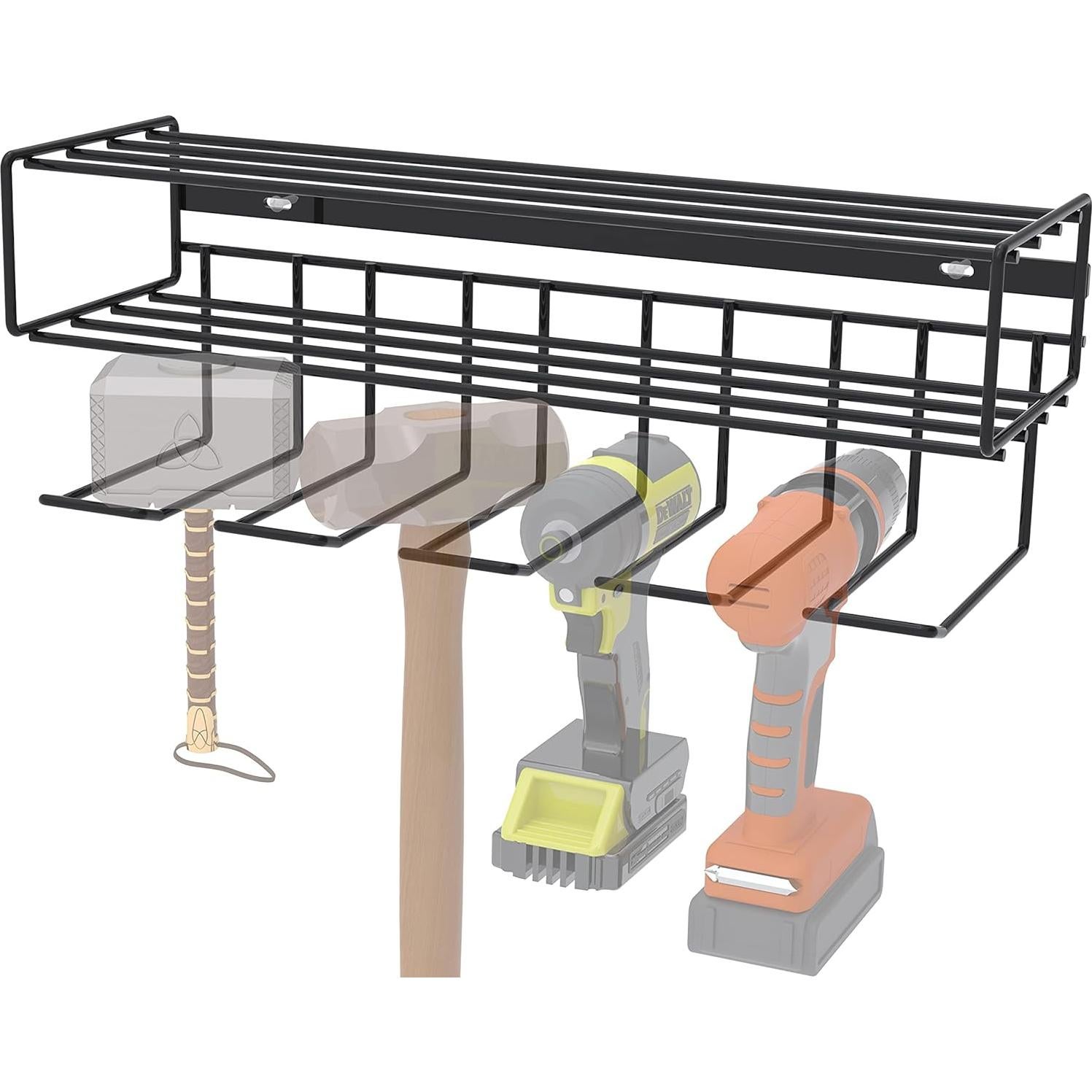 Estante Flotante C2M de Acero Compacto para Garaje 45.36 kg