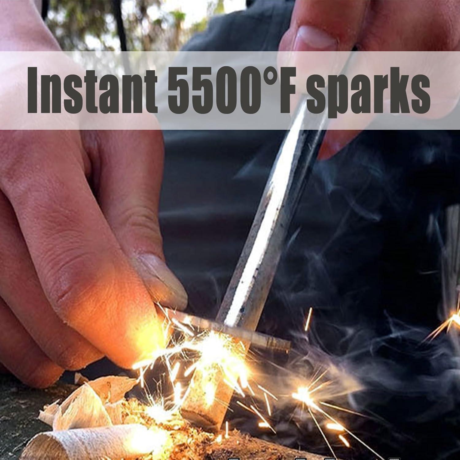 Barra de Fuego STSFI 1.27cm x 12.7cm para Supervivencia