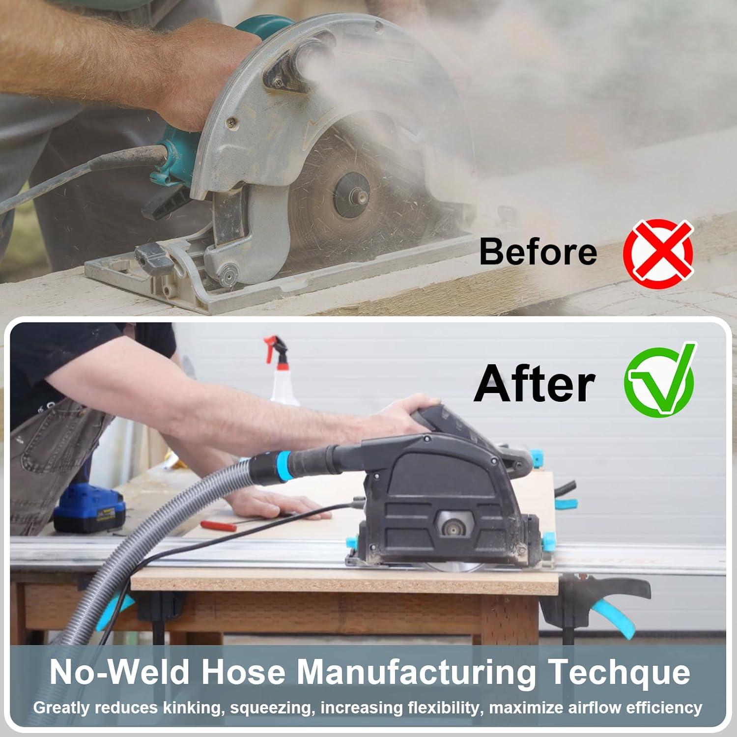 Kit de Manguera de Aspiradora Onylraep 12 Pies 5 Adaptadores