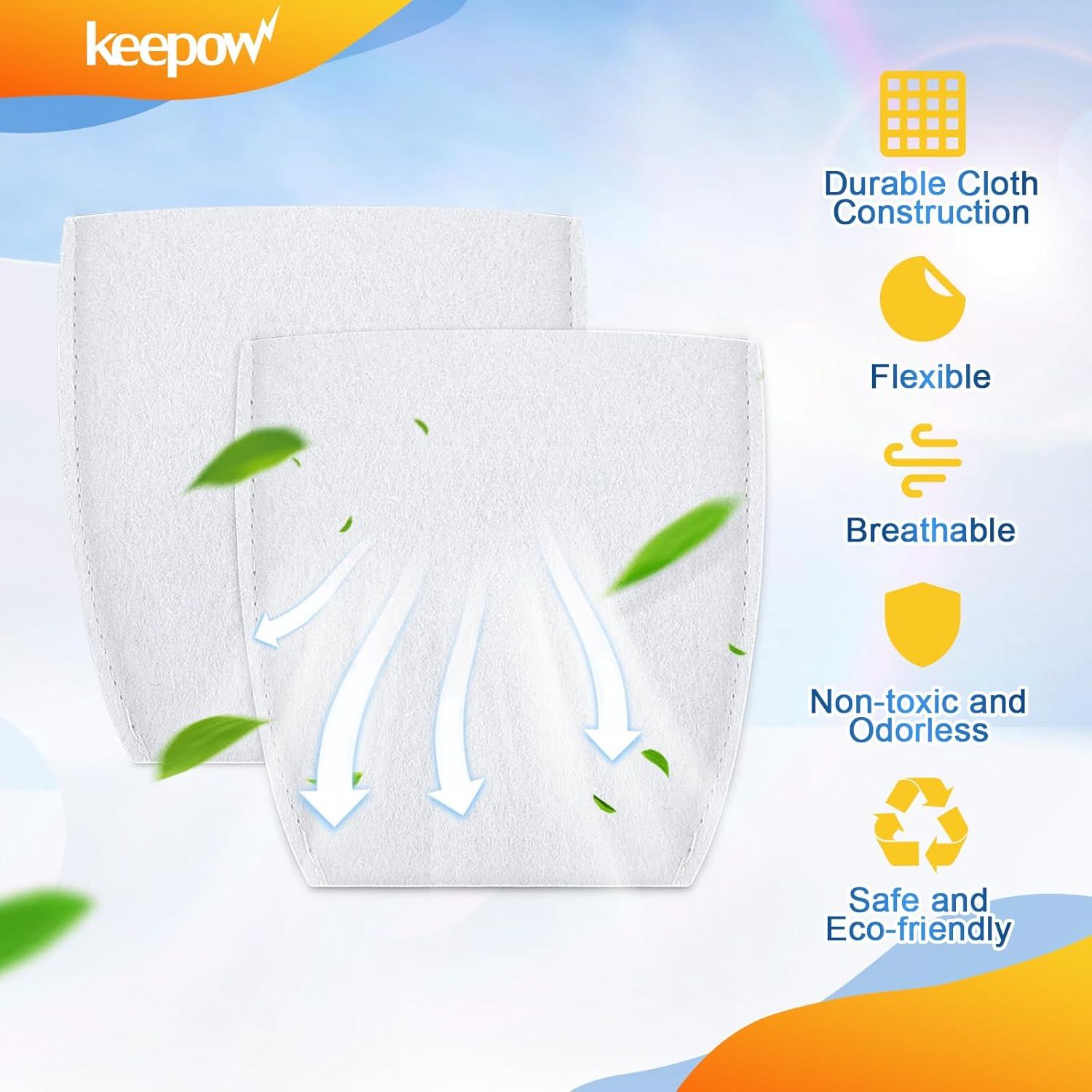 Filtros de Vacío KEEPOW para Aspiradoras Makita 10+2 Piezas