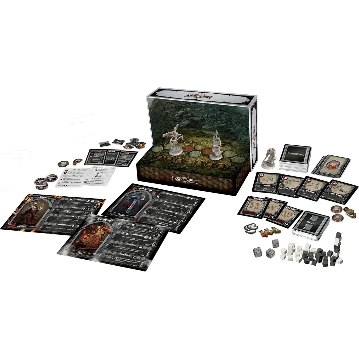 Knockdown: Tainted Grail - Juego de Mesa Awaken Realms 2-4 Jugadores