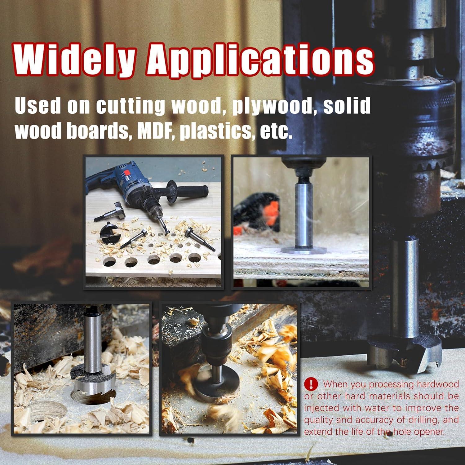 Broca Forstner 6.35 mm NICAVKIT para Madera y Plástico