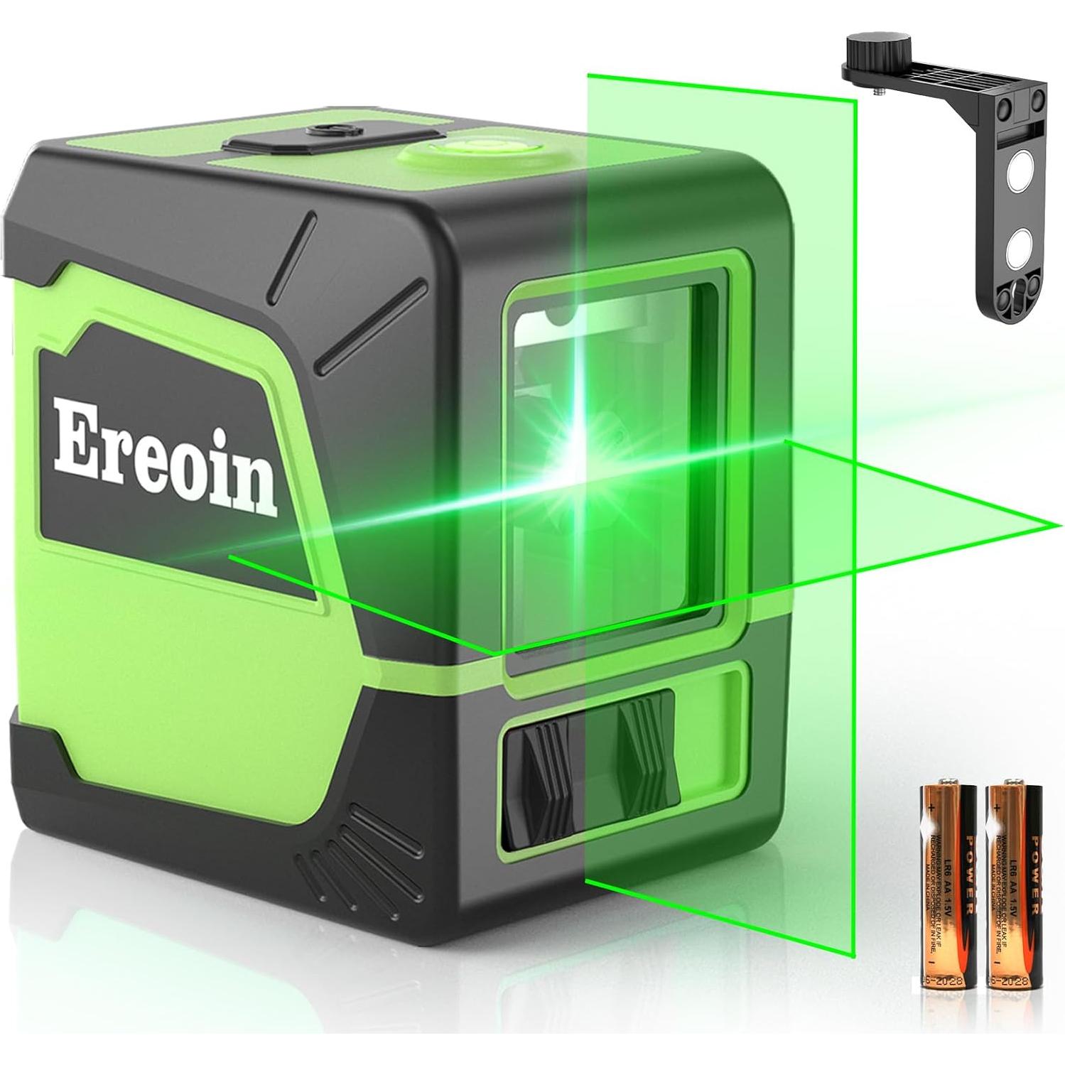 Nivel láser automático Ereoin verde con líneas 360° IP54