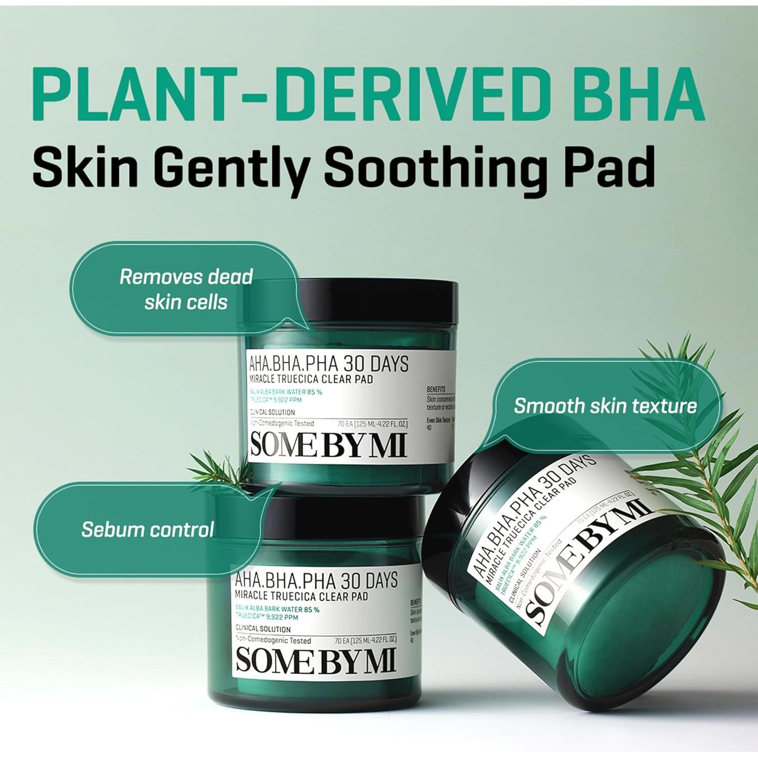 Almohadillas Exfoliantes SOME BY MI Truecica - 70 Pads - Cuidado Piel