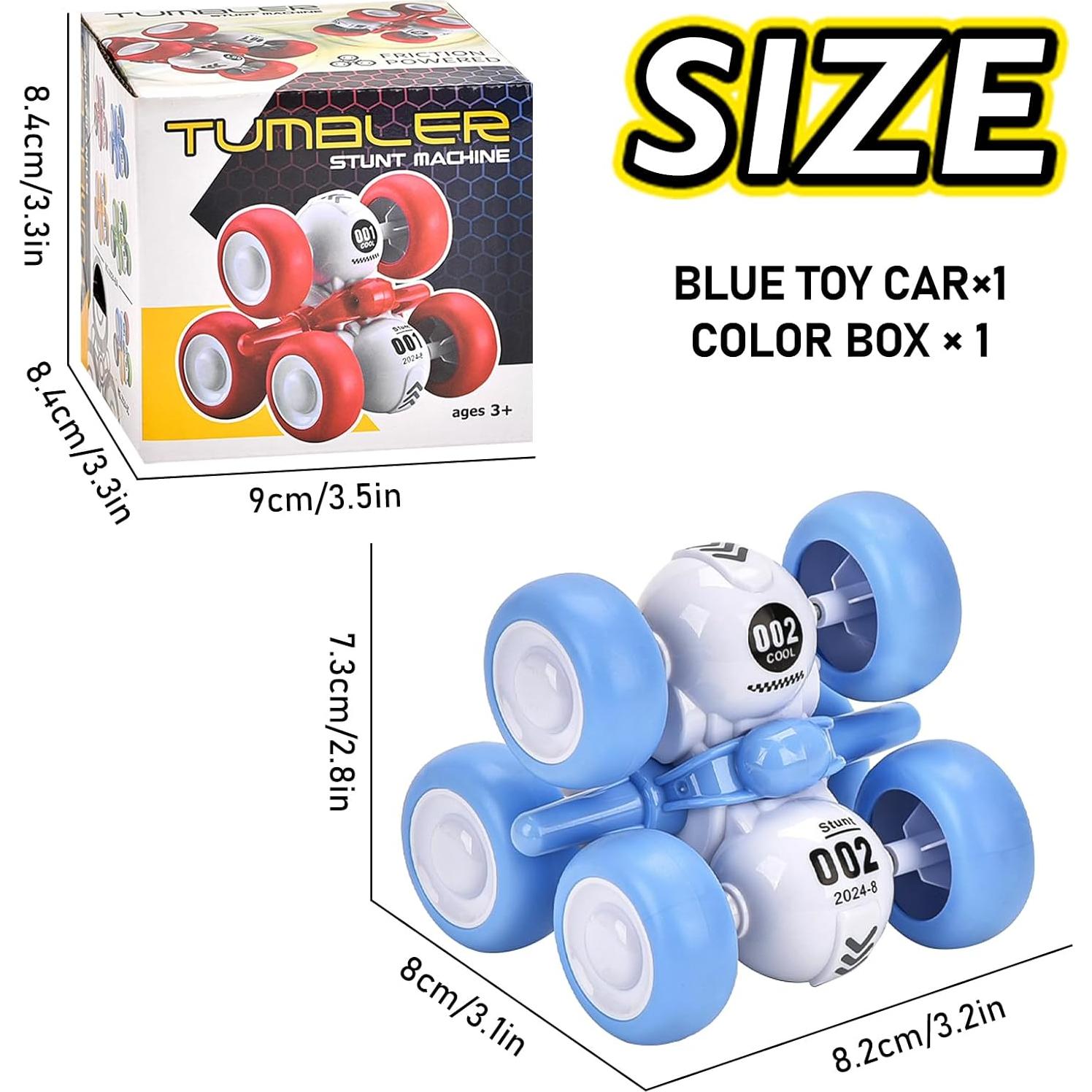 Coche de Retroceso Acrobático 360° CDDZSW Azul 3-6 Años