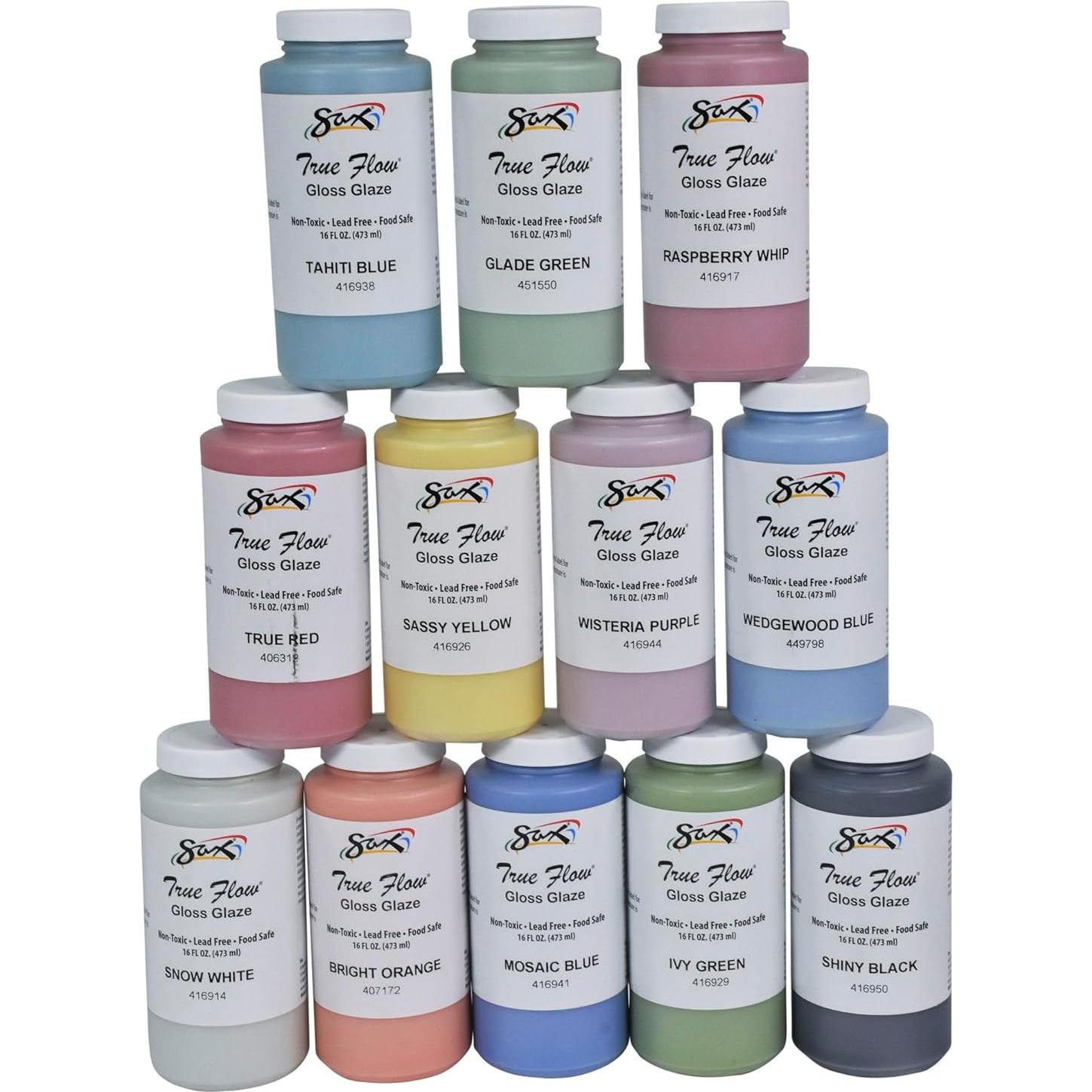 Juego de Esmalte Brillante Sax True Flow 12 Colores Variados