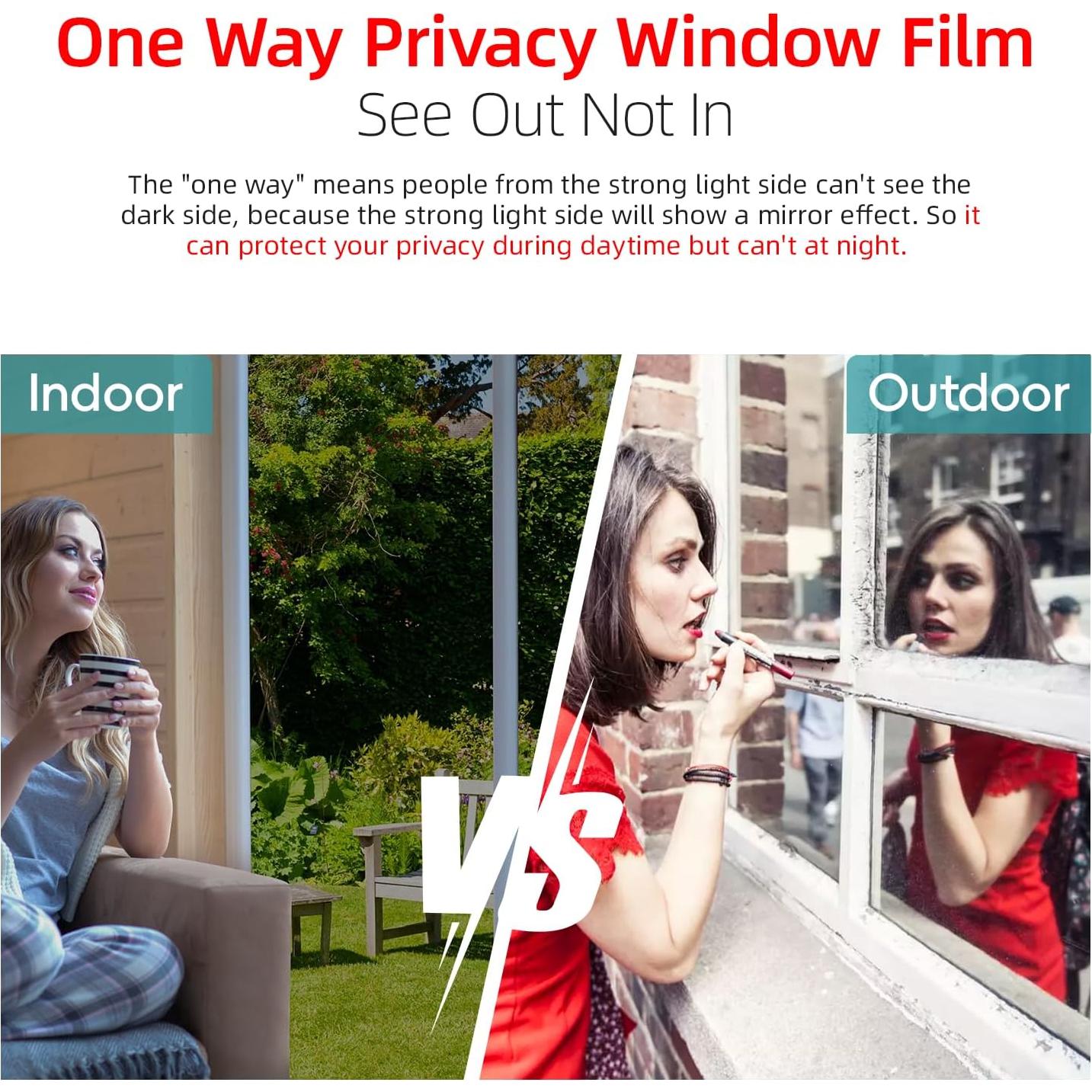 Película de Ventana Unidireccional XHCN 44.45x200cm Anti UV