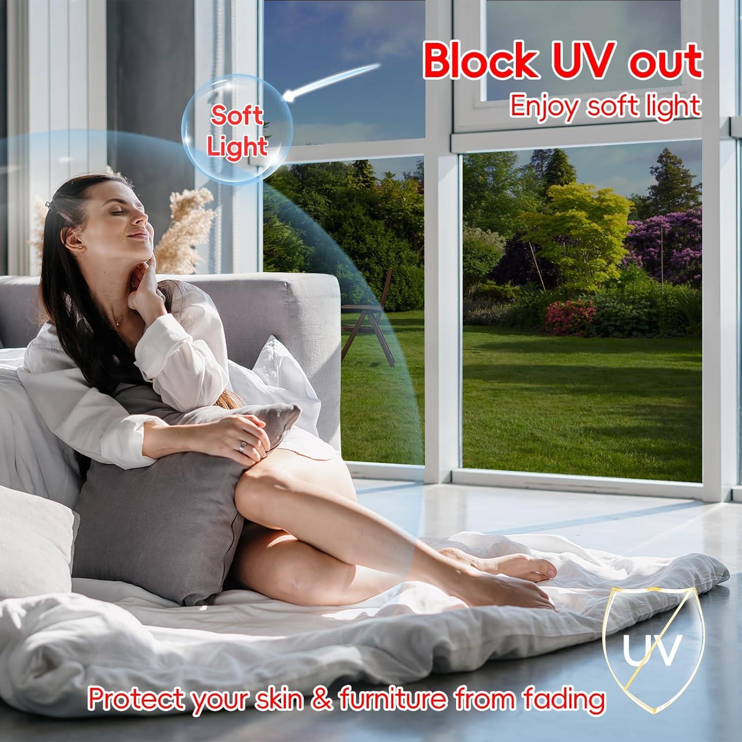 Película de Ventana Unidireccional XHCN 44.45x200cm Anti UV