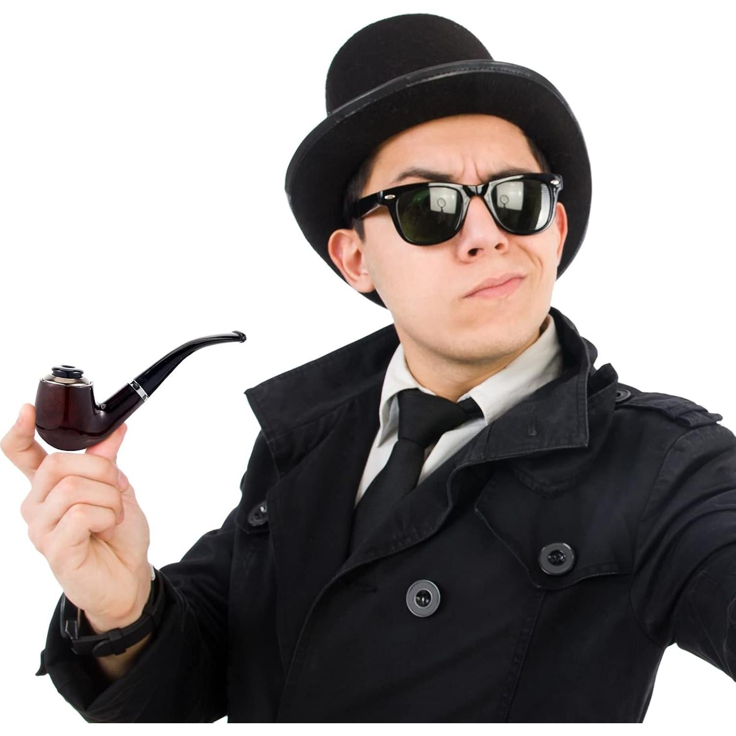 Accesorio de disfraz de pipa falsa para Halloween 12x4.5cm