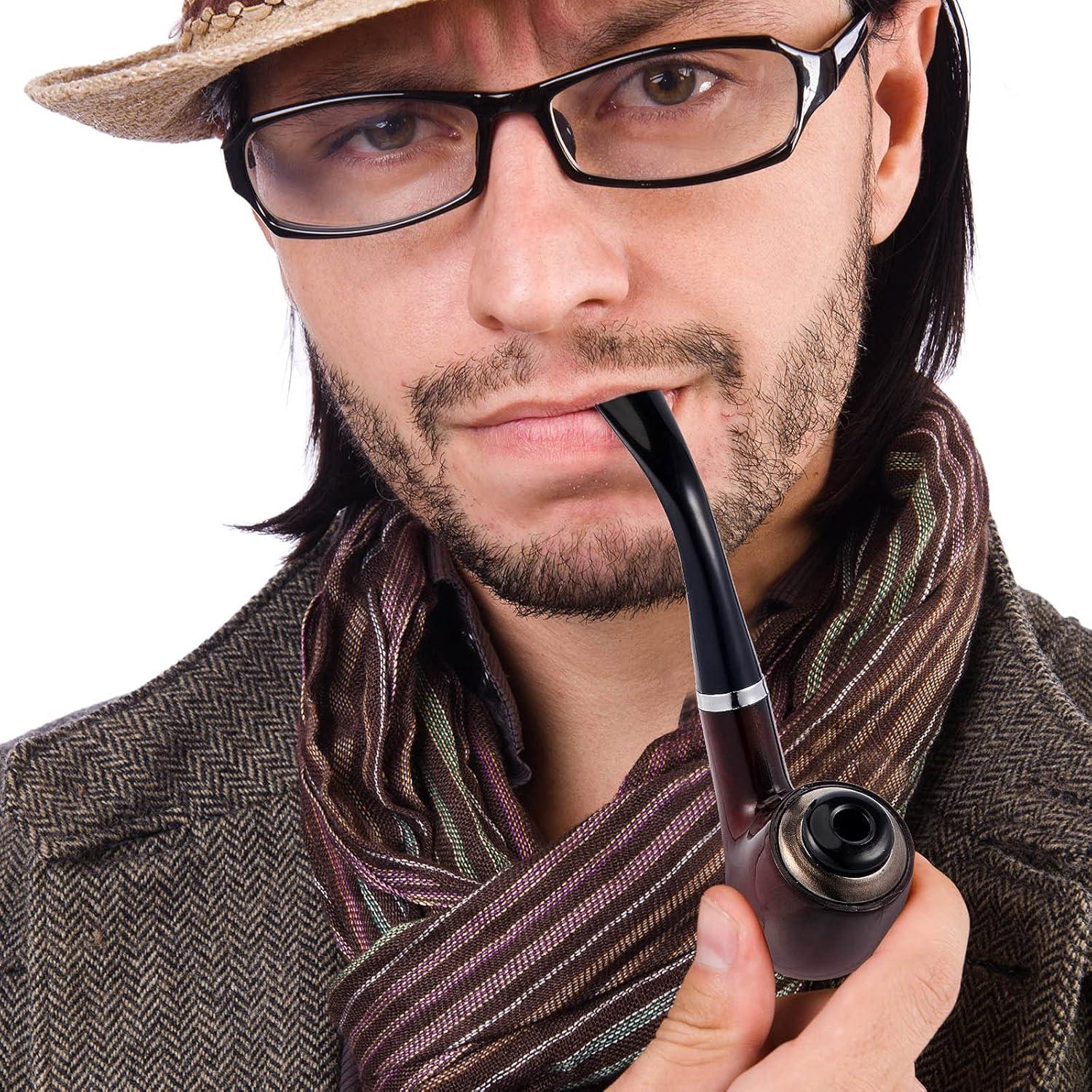 Accesorio de disfraz de pipa falsa para Halloween 12x4.5cm