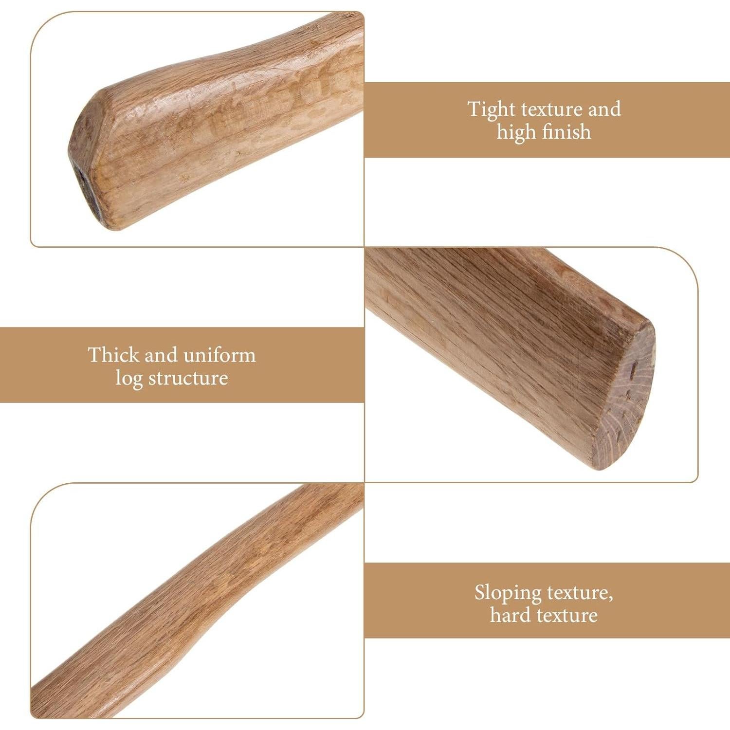 Mango de Hacha Healeved de Madera 38 cm para Camping