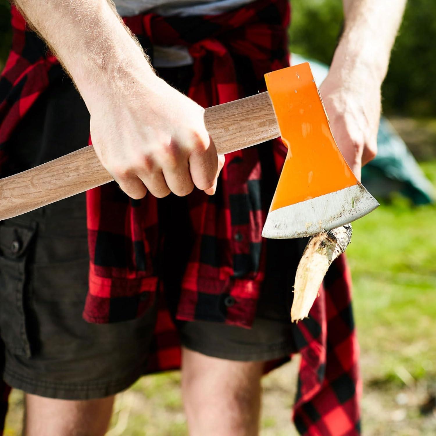 Mango de Hacha Healeved de Madera 38 cm para Camping