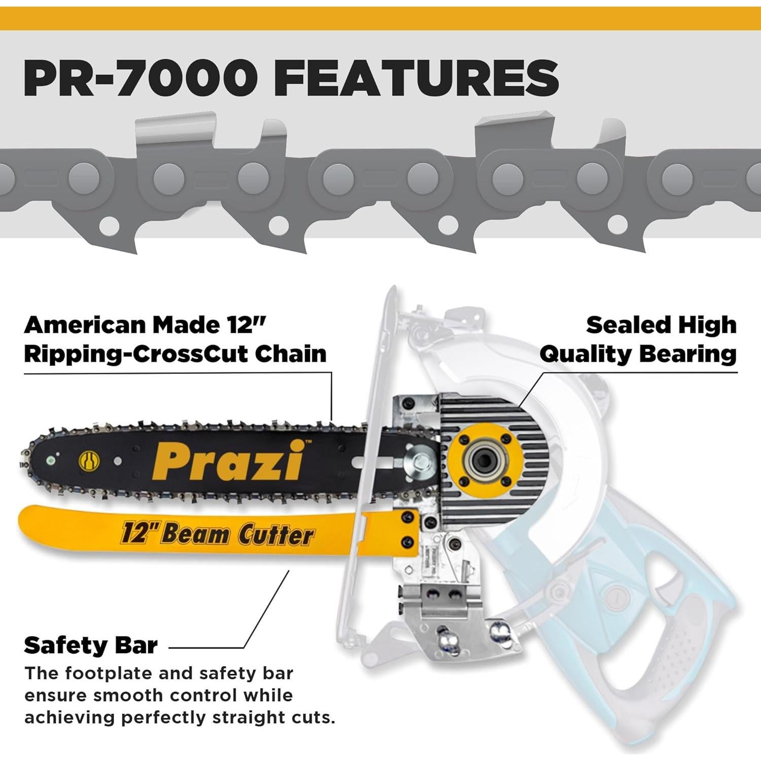 Cadena de Reemplazo Prazi P7020 de 30.48 cm para Sierra Circular