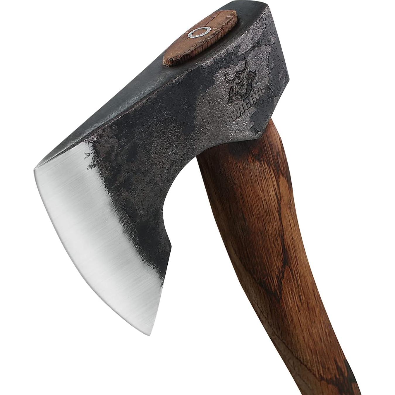 Hacha de Camping WICING 34.3 cm Acero al Carbono con Funda
