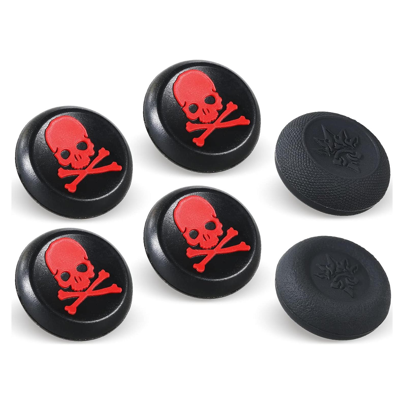 Juego de 6 Empuñaduras de Pulgar 9CDeer para Joystick PS5, PS4, Xbox