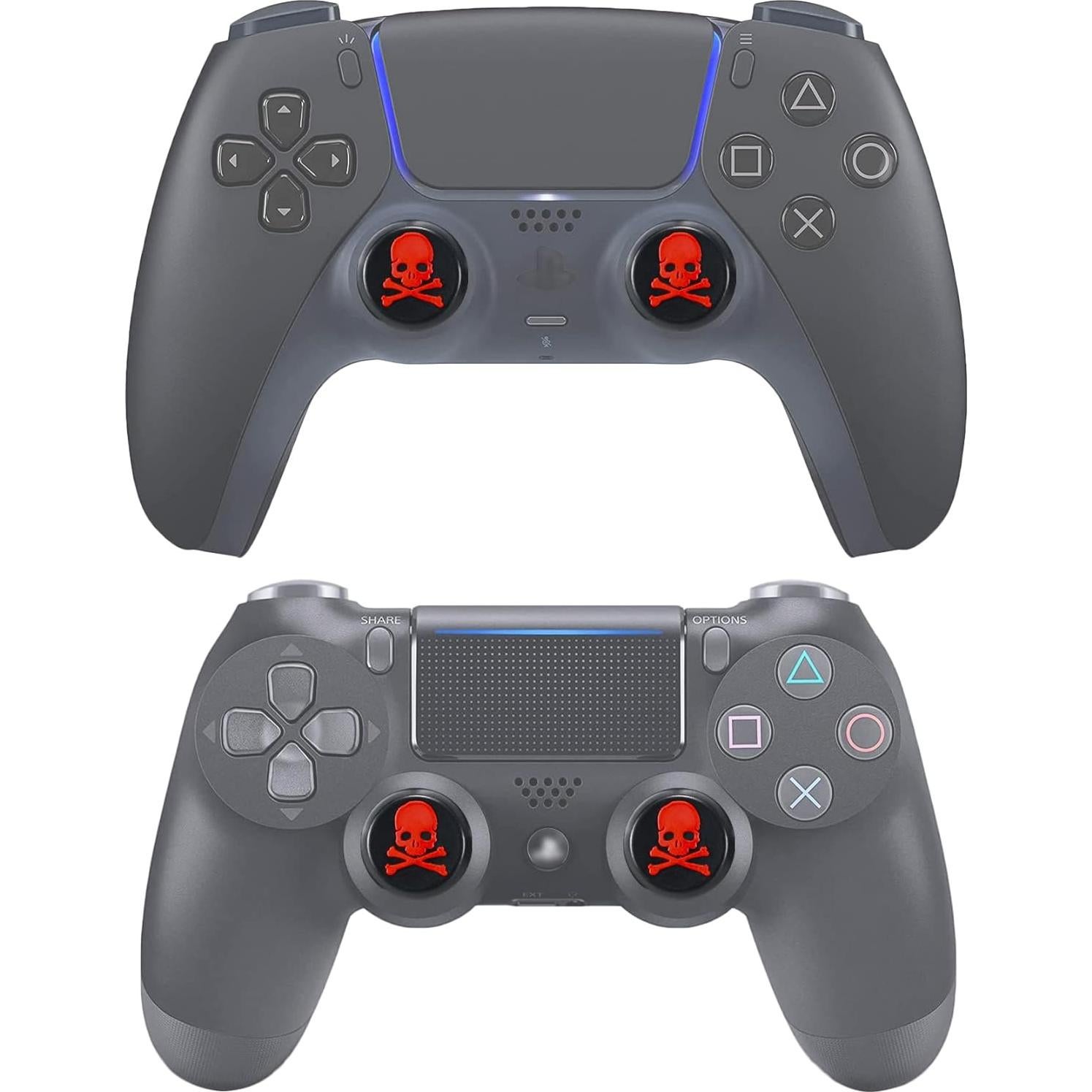 Juego de 6 Empuñaduras de Pulgar 9CDeer para Joystick PS5, PS4, Xbox