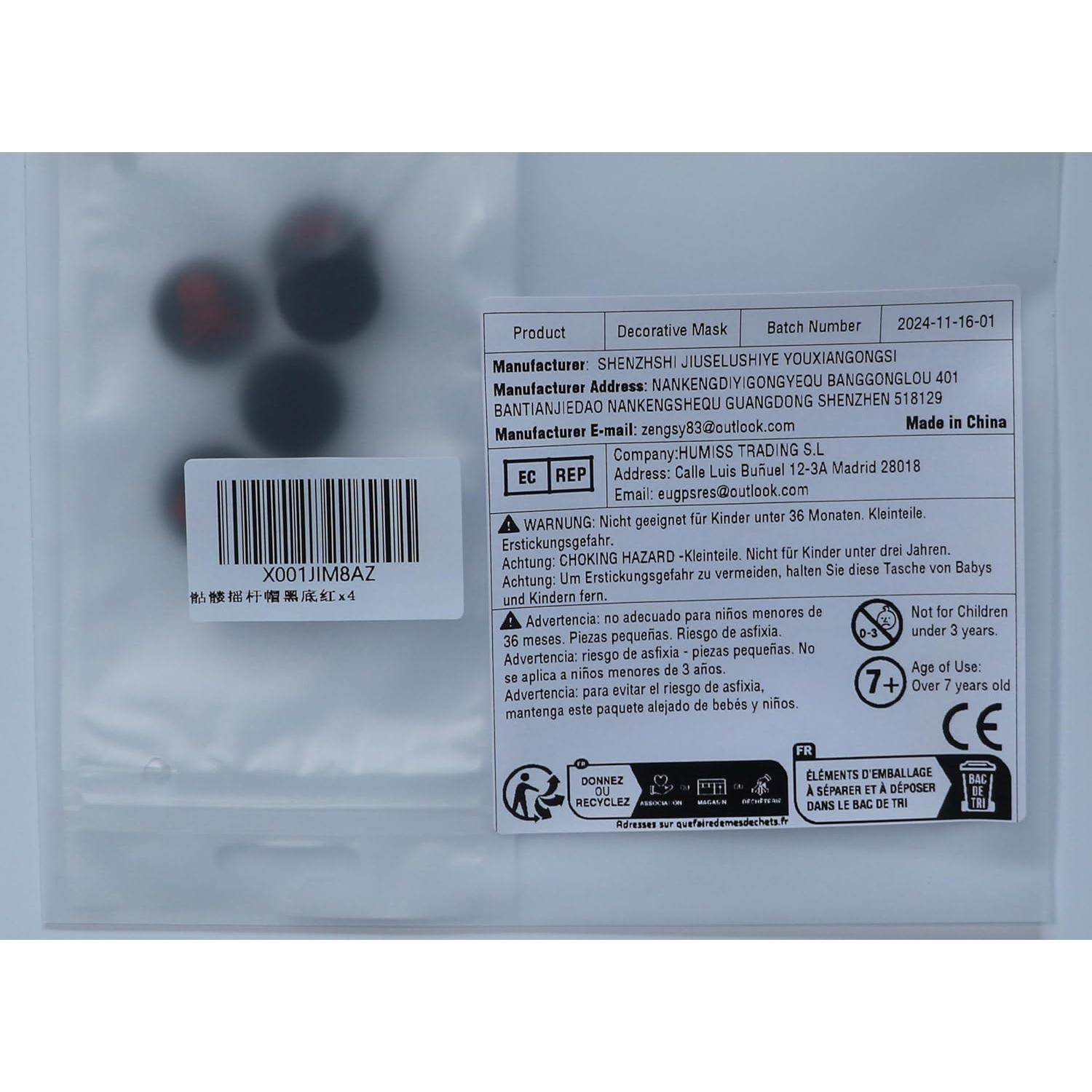 Juego de 6 Empuñaduras de Pulgar 9CDeer para Joystick PS5, PS4, Xbox