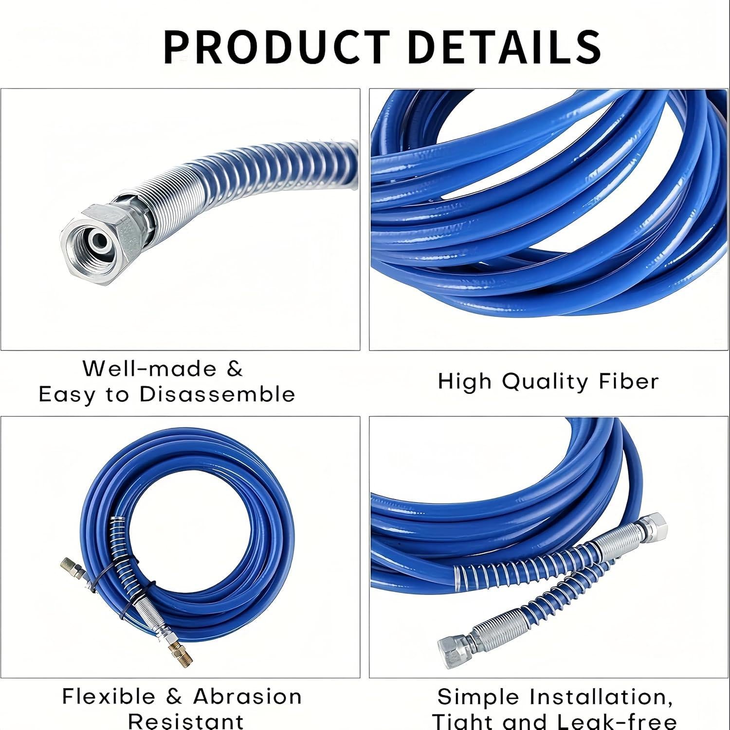 Pistola de Pulverización Sin Aire GregYoung 10m Manguera