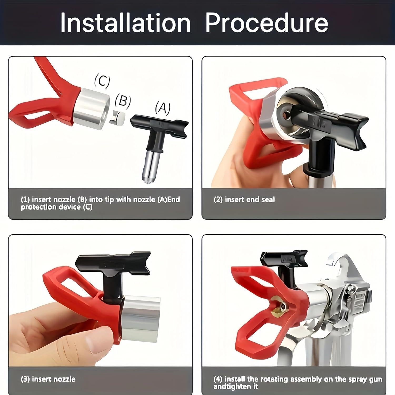 Pistola de Pulverización Sin Aire GregYoung 10m Manguera