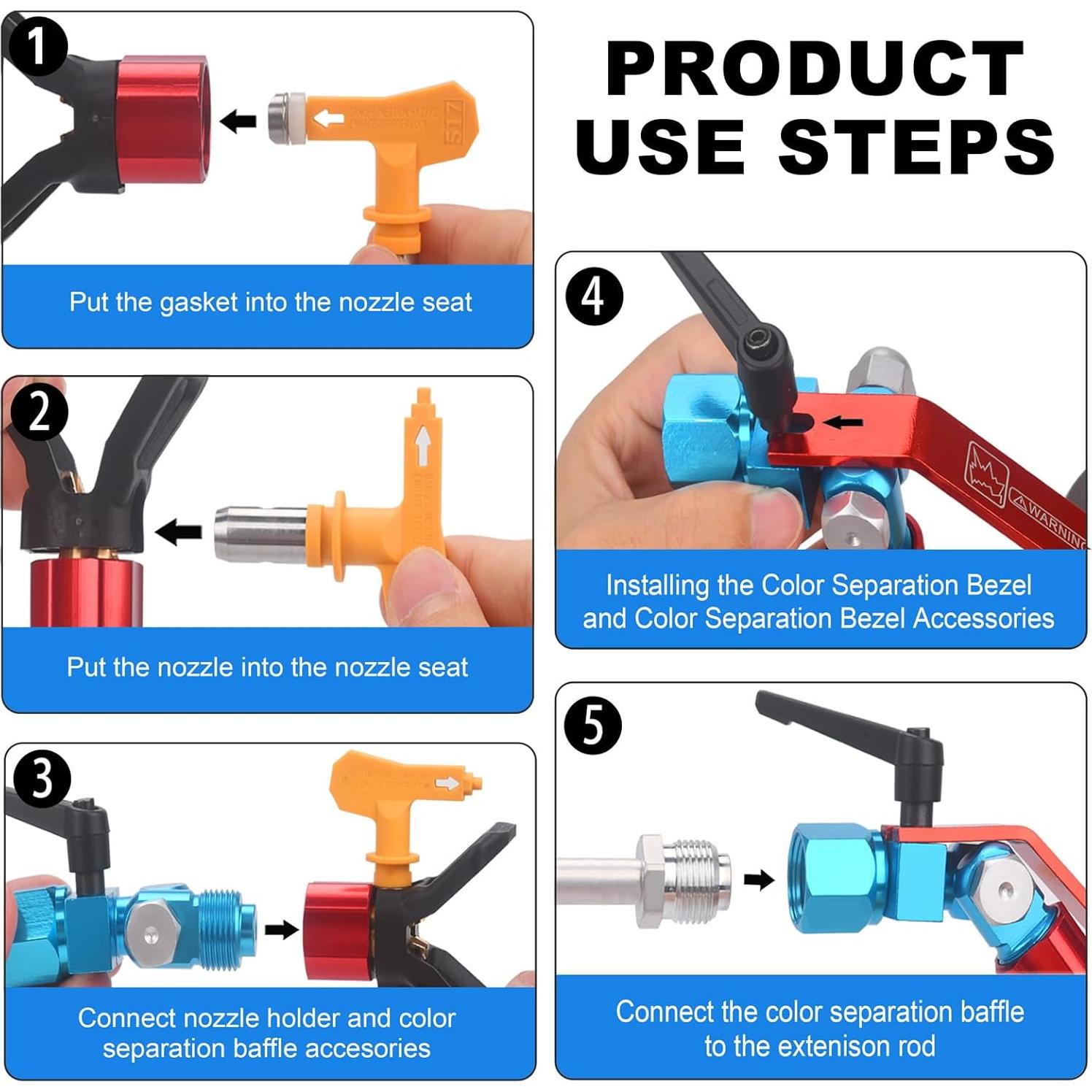 Guía de Pulverización JWGJW con Punta 517 y Extensión 25,4 cm