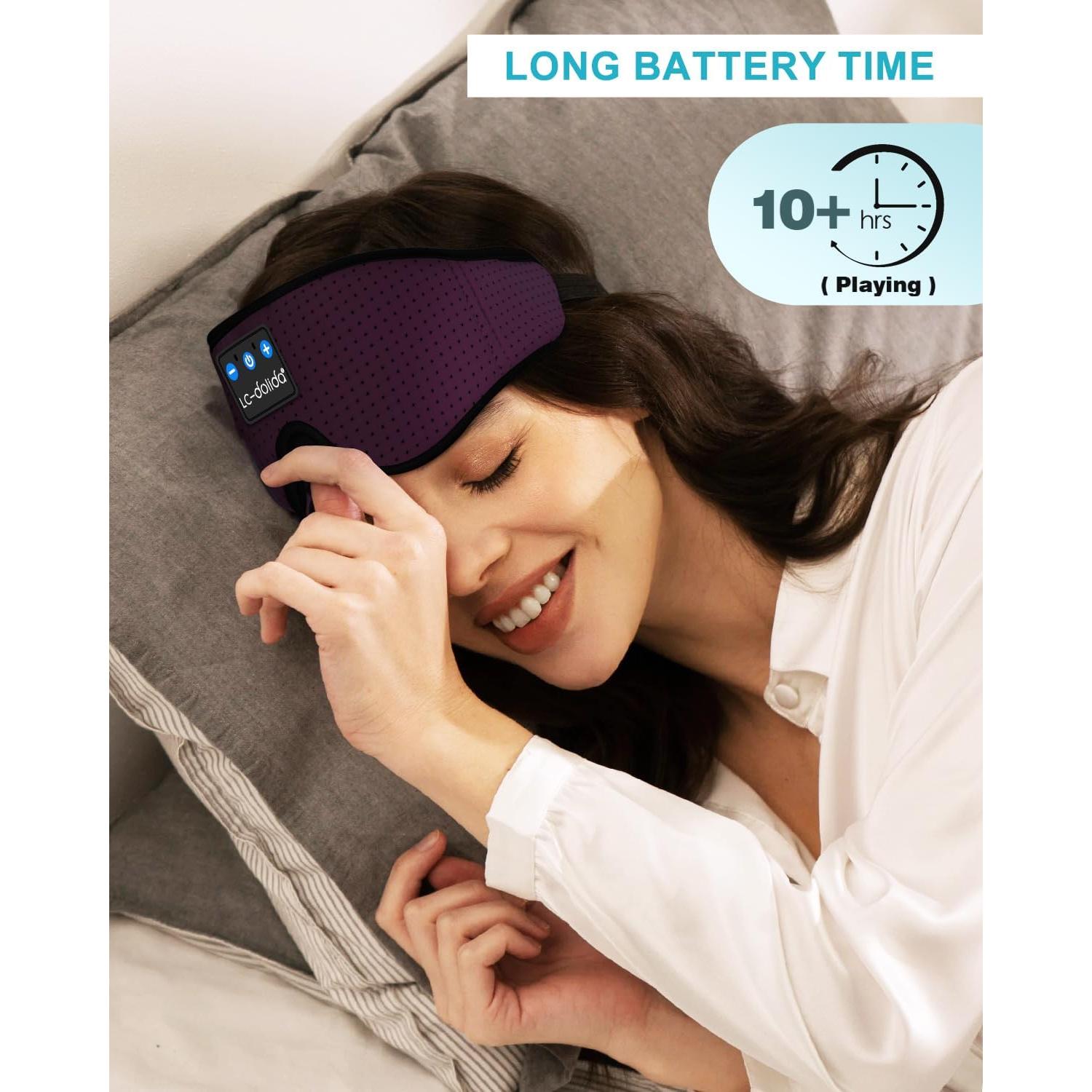 Auriculares para dormir Bluetooth LC-dolida 3D Rojo 119g