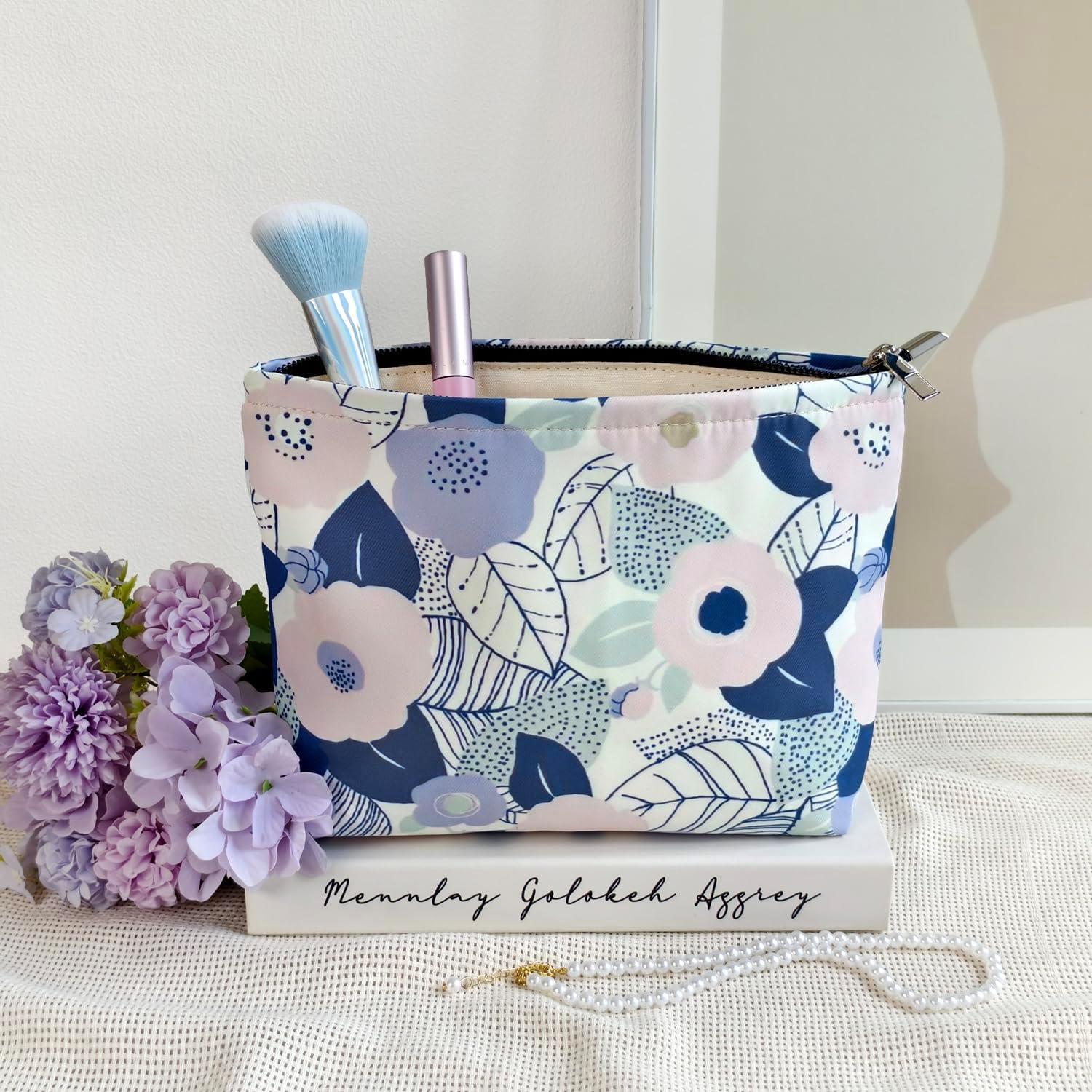 Bolsa de Maquillaje STARDW Floral 26.9x18 cm para Mujeres