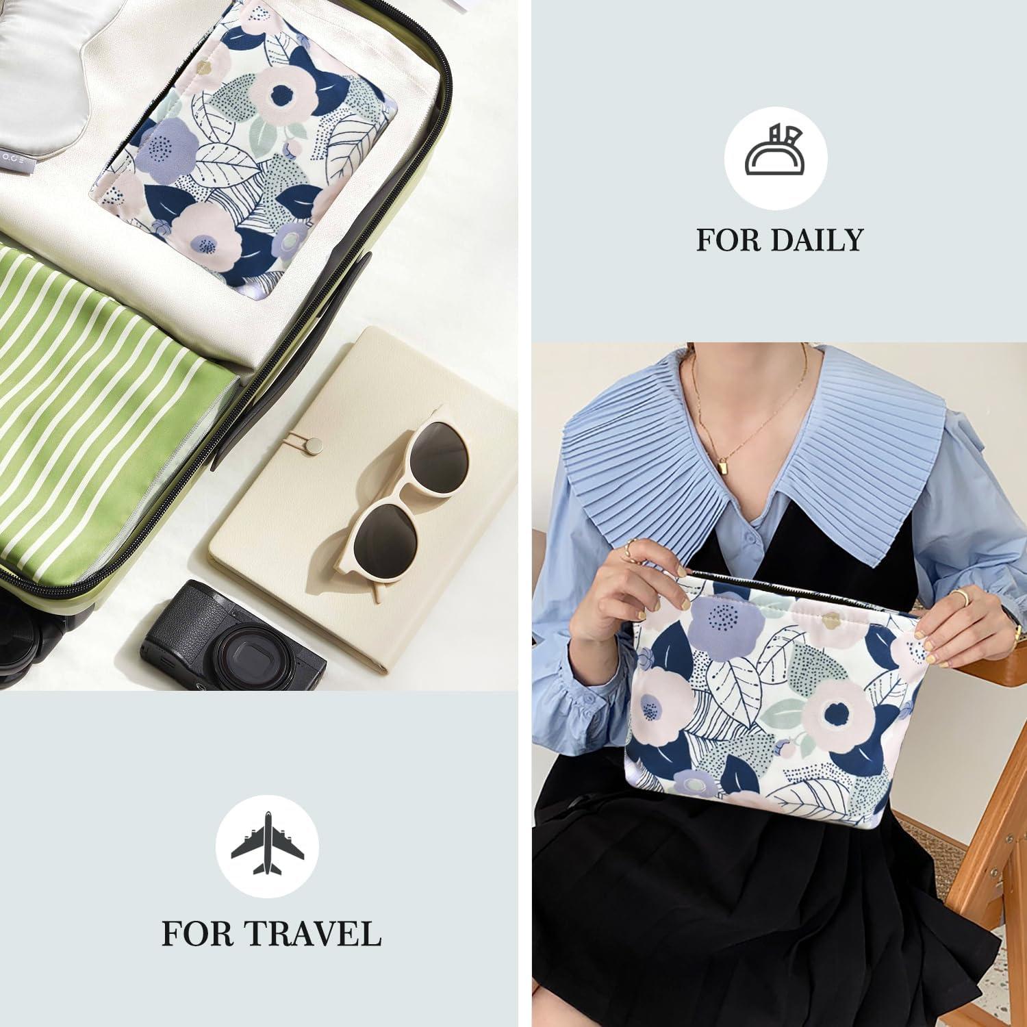 Bolsa de Maquillaje STARDW Floral 26.9x18 cm para Mujeres