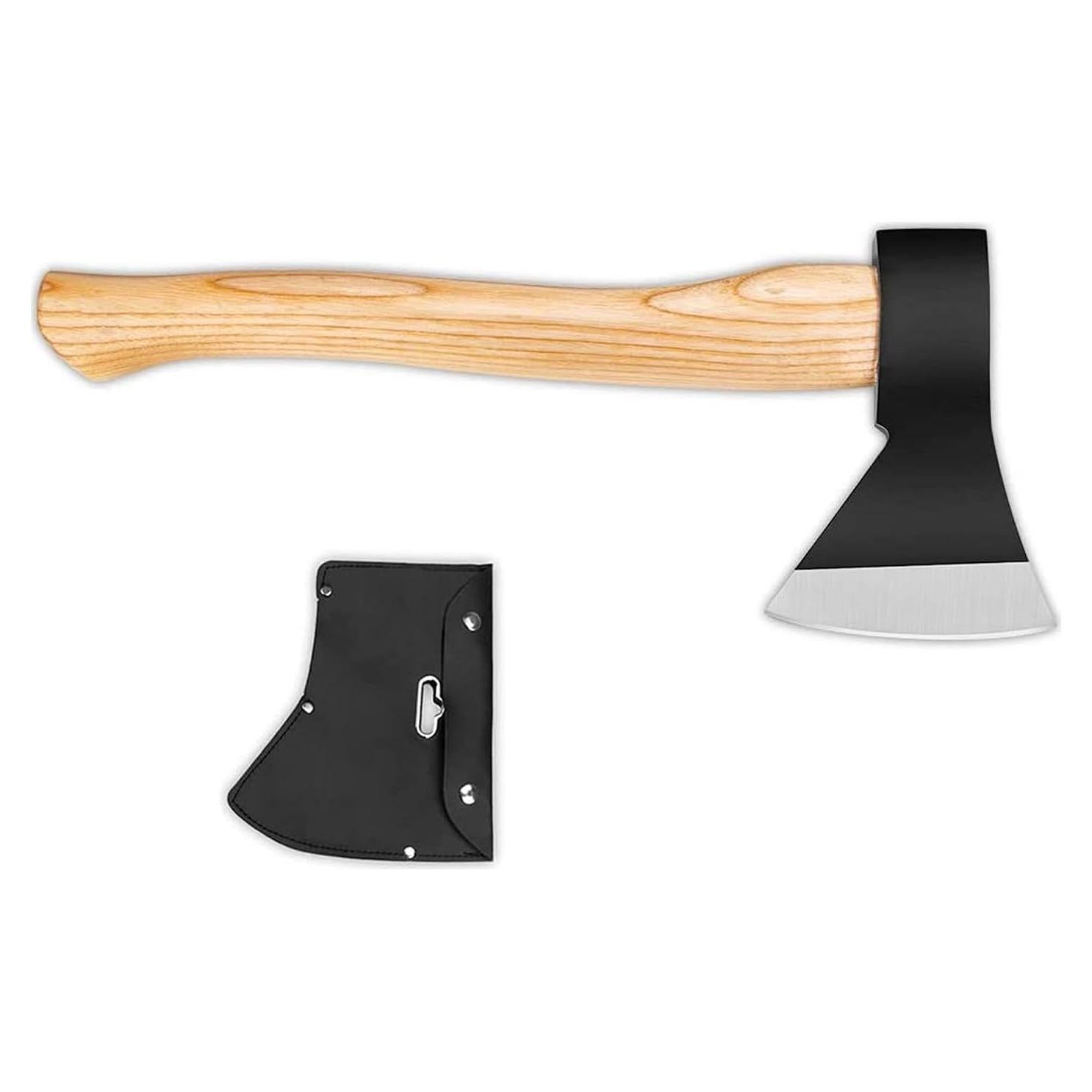 Hacha de Camping Gbivbe 38cm con Funda para Madera