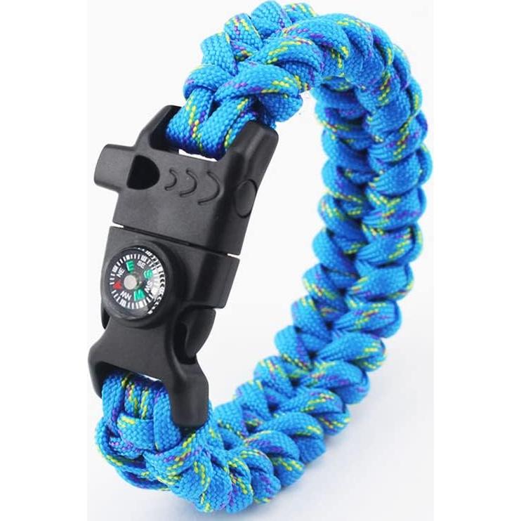 Kit de Supervivencia CooBigo 10 Piezas: Brújula, Silbato, Iniciador de Fuego