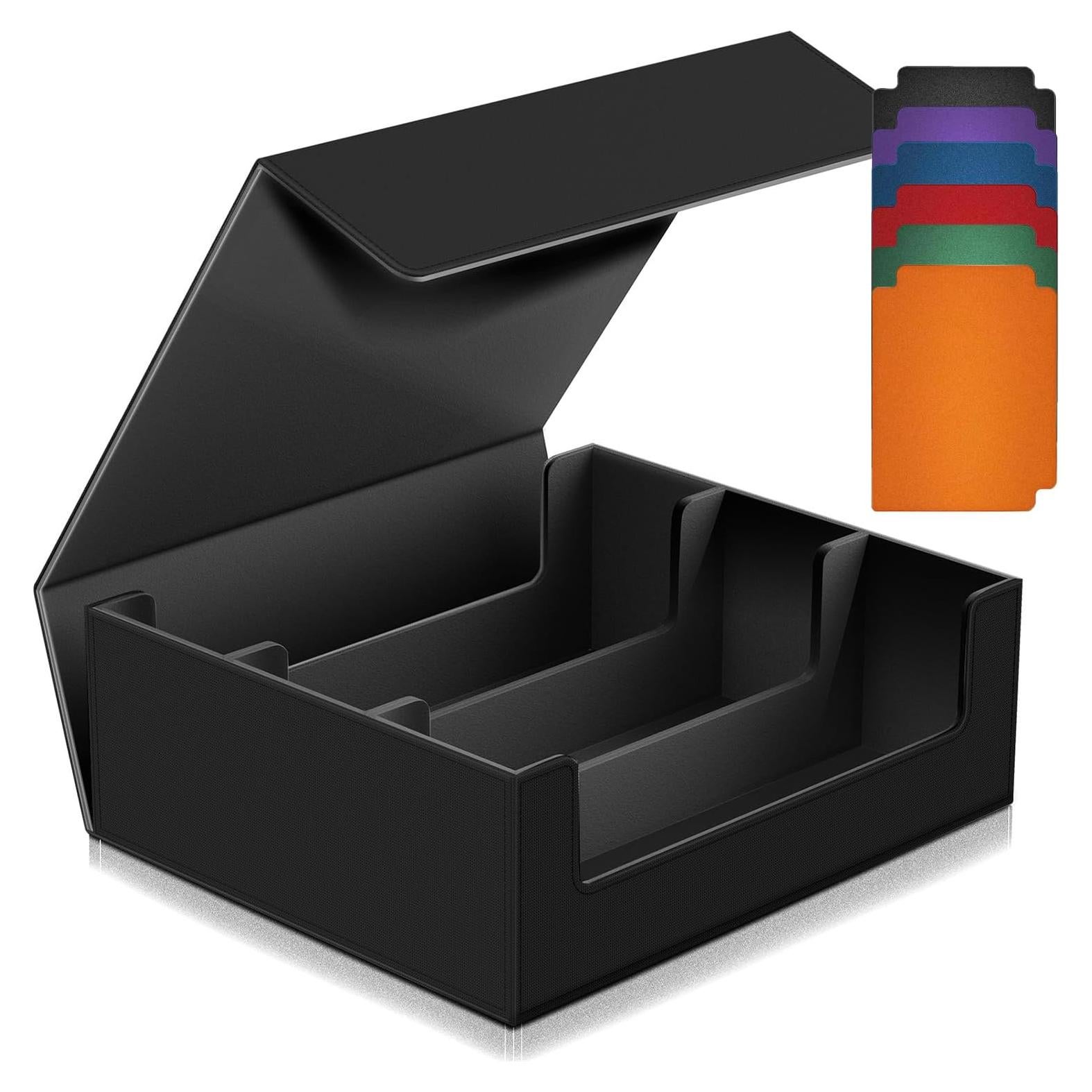 Caja de Almacenamiento de Cartas Trading Superaimi 1800+ Negra