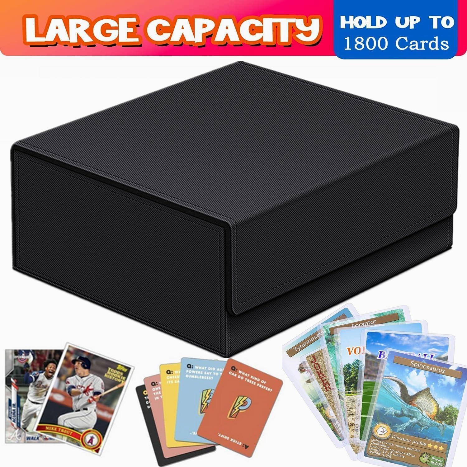 Caja de Almacenamiento de Cartas Trading Superaimi 1800+ Negra