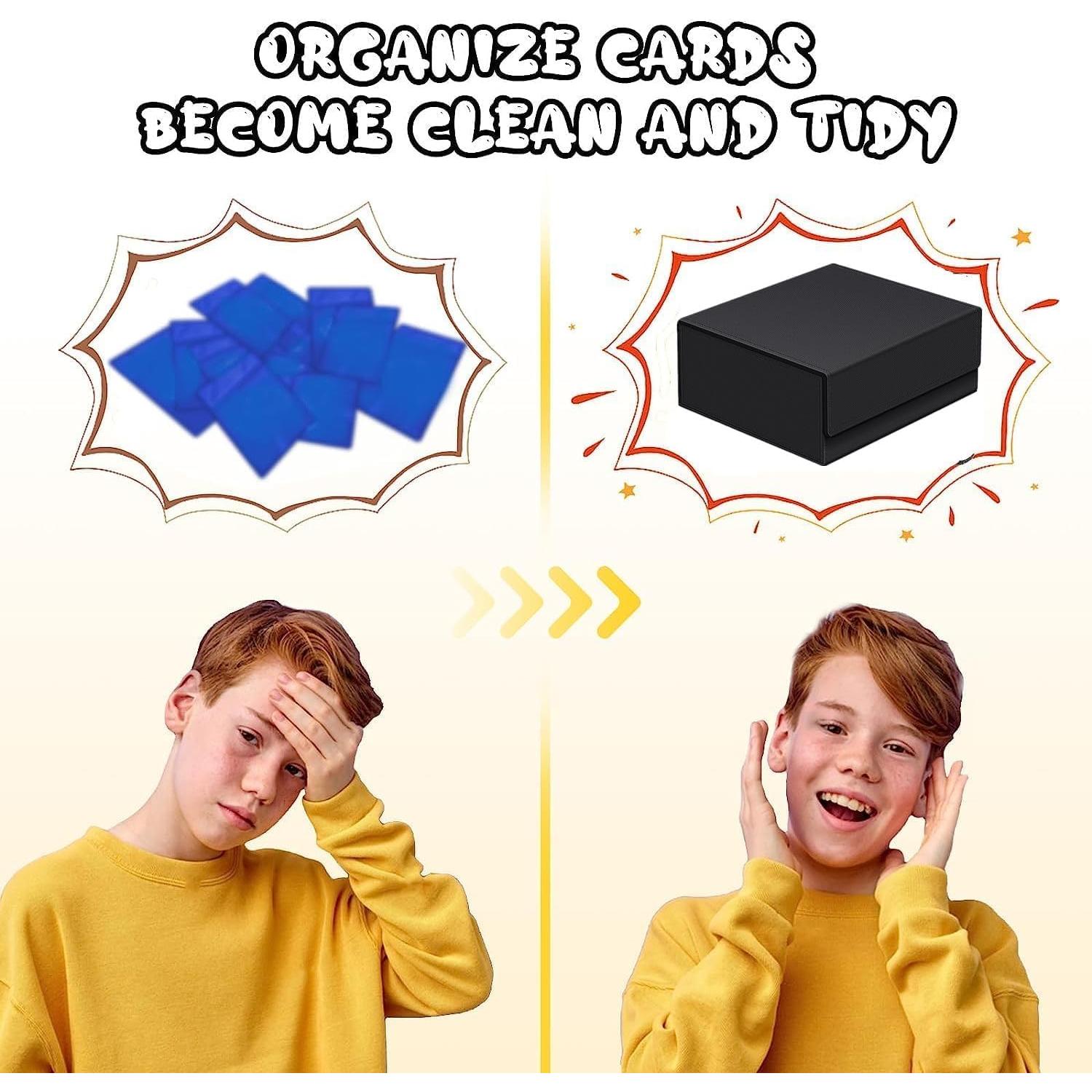 Caja de Almacenamiento de Cartas Trading Superaimi 1800+ Negra