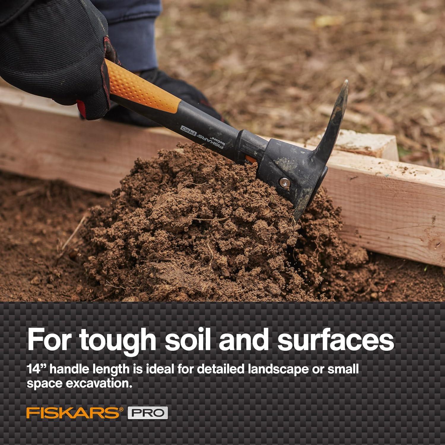 Pico Mattock Fiskars Pro IsoCore 0.68 kg Mango Antideslizante